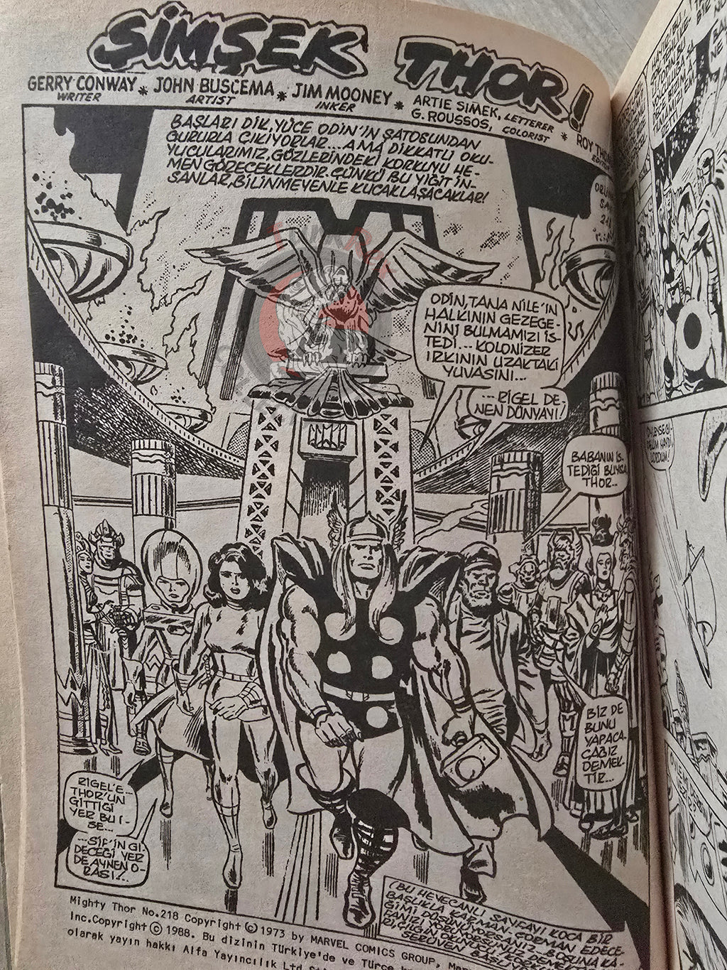 Thor Vol #6 1987 Turkish Comic Turkey The Mighty Thor #183–187 #217–219