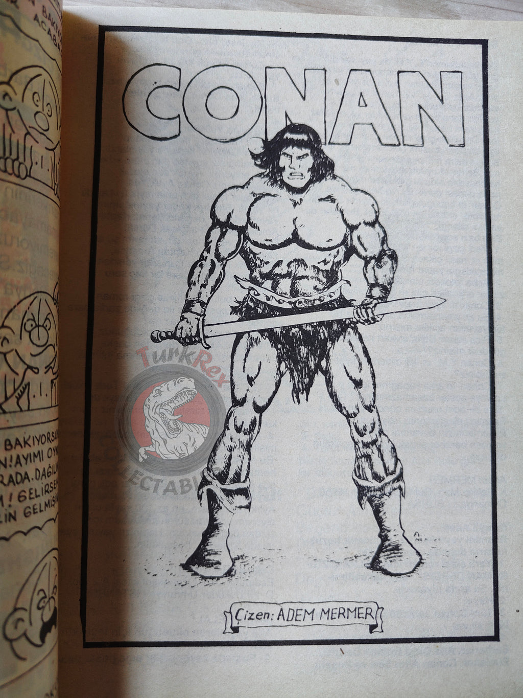 Conan ve Barbarlar #4 1994 Red Sonja & King Kull Turkish Comic Turkey