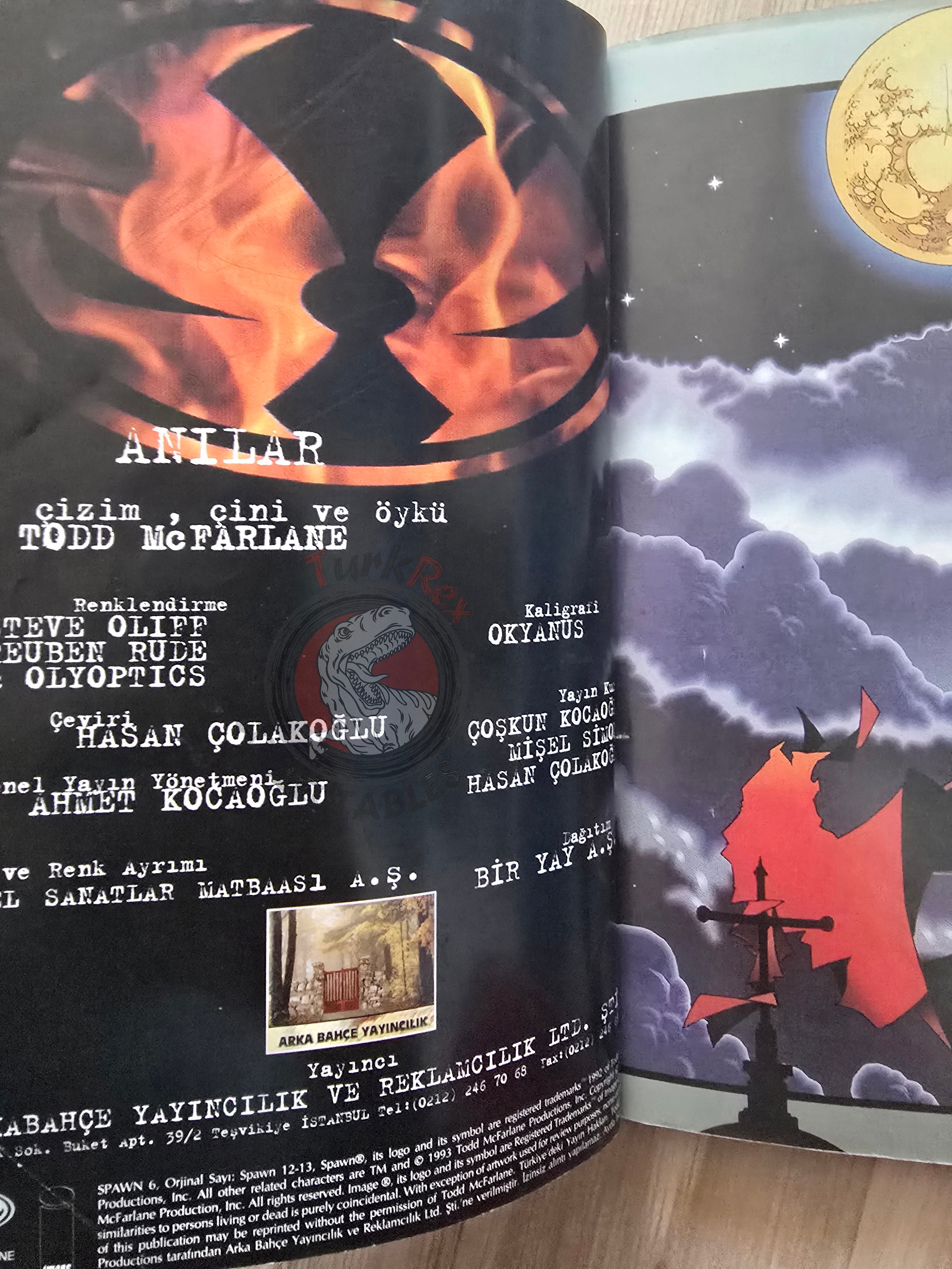 Spawn Volume #2 1999 Turkish Comic Turkey #12 to #21 Todd McFarlane