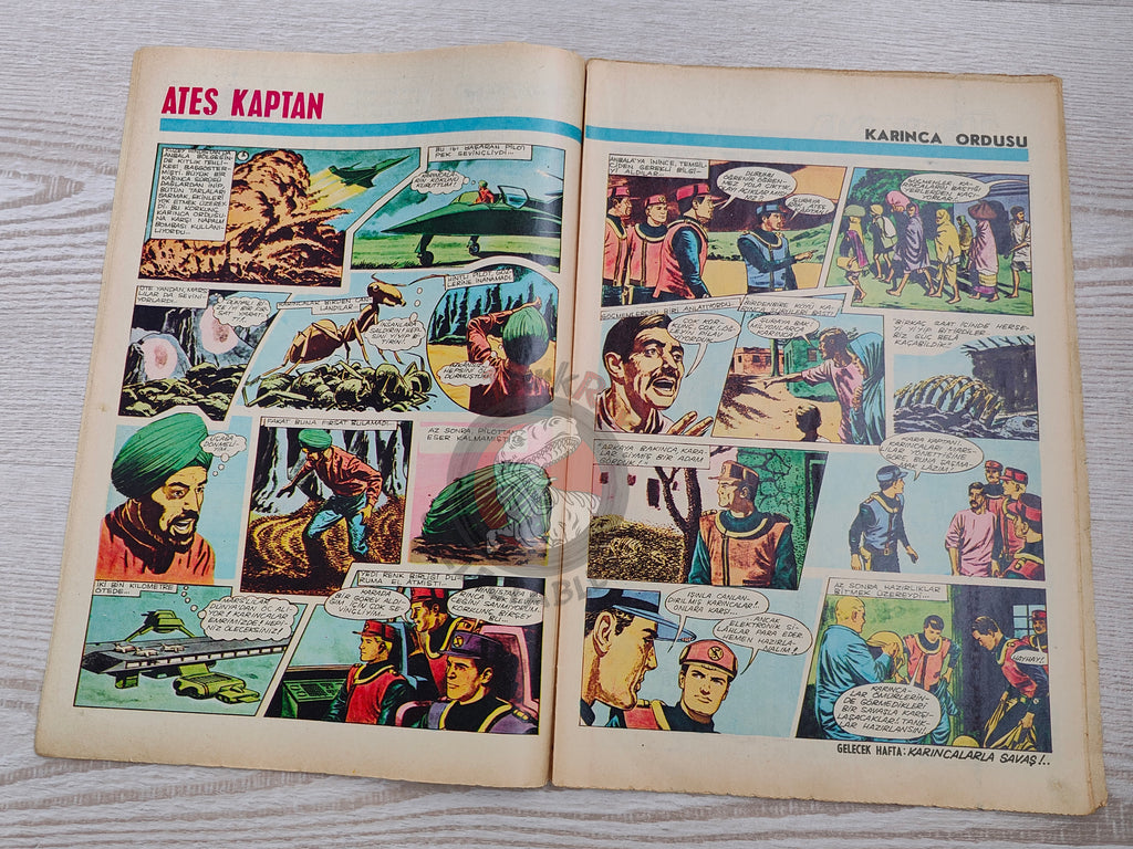 Doğan Kardeş 1969 Magazine #35 Turkish Comic Turkey Pinocchio, Captain Scarlet, Lady Penelope