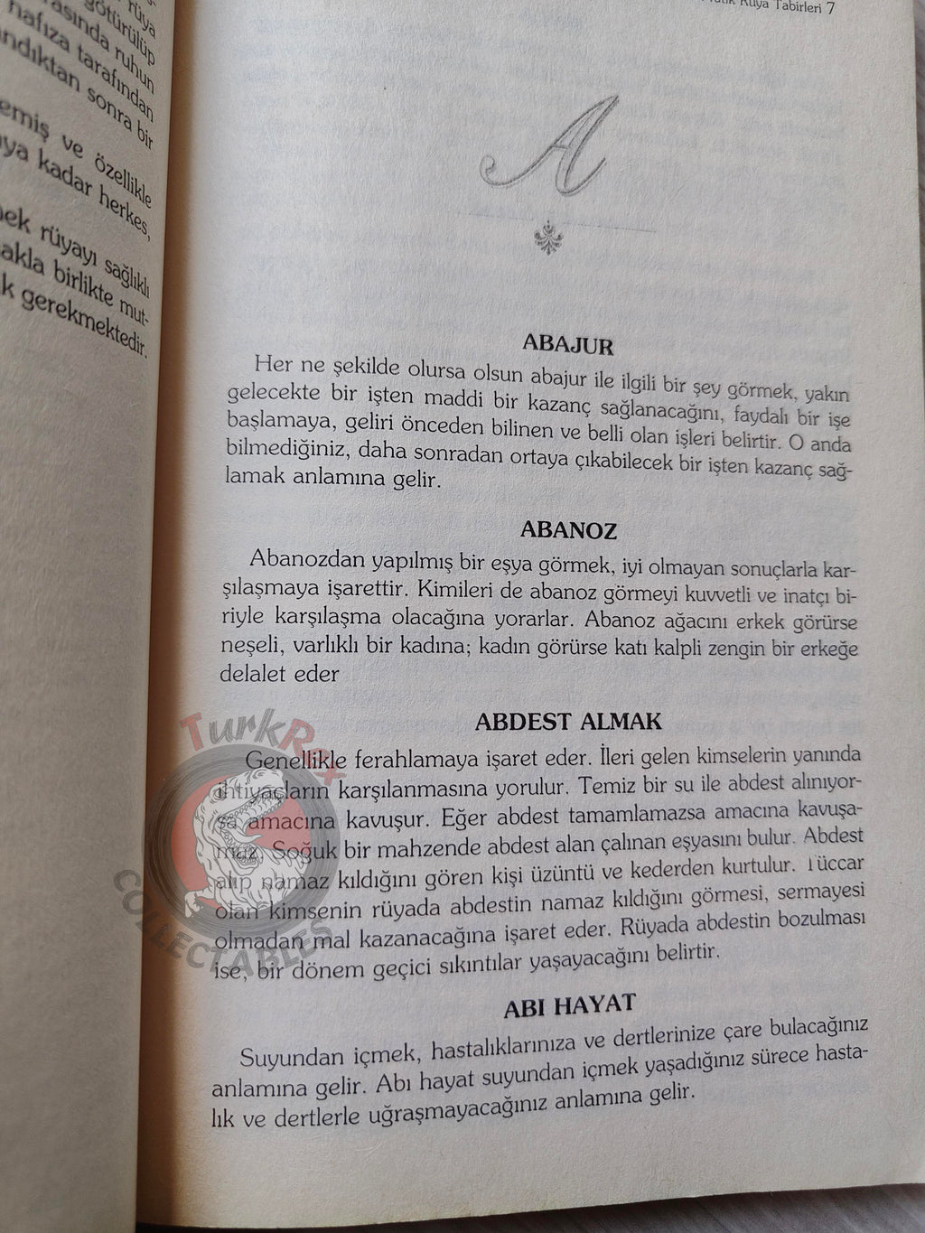 Dream Interpretation Analysis 2005 Turkish Book Turkey