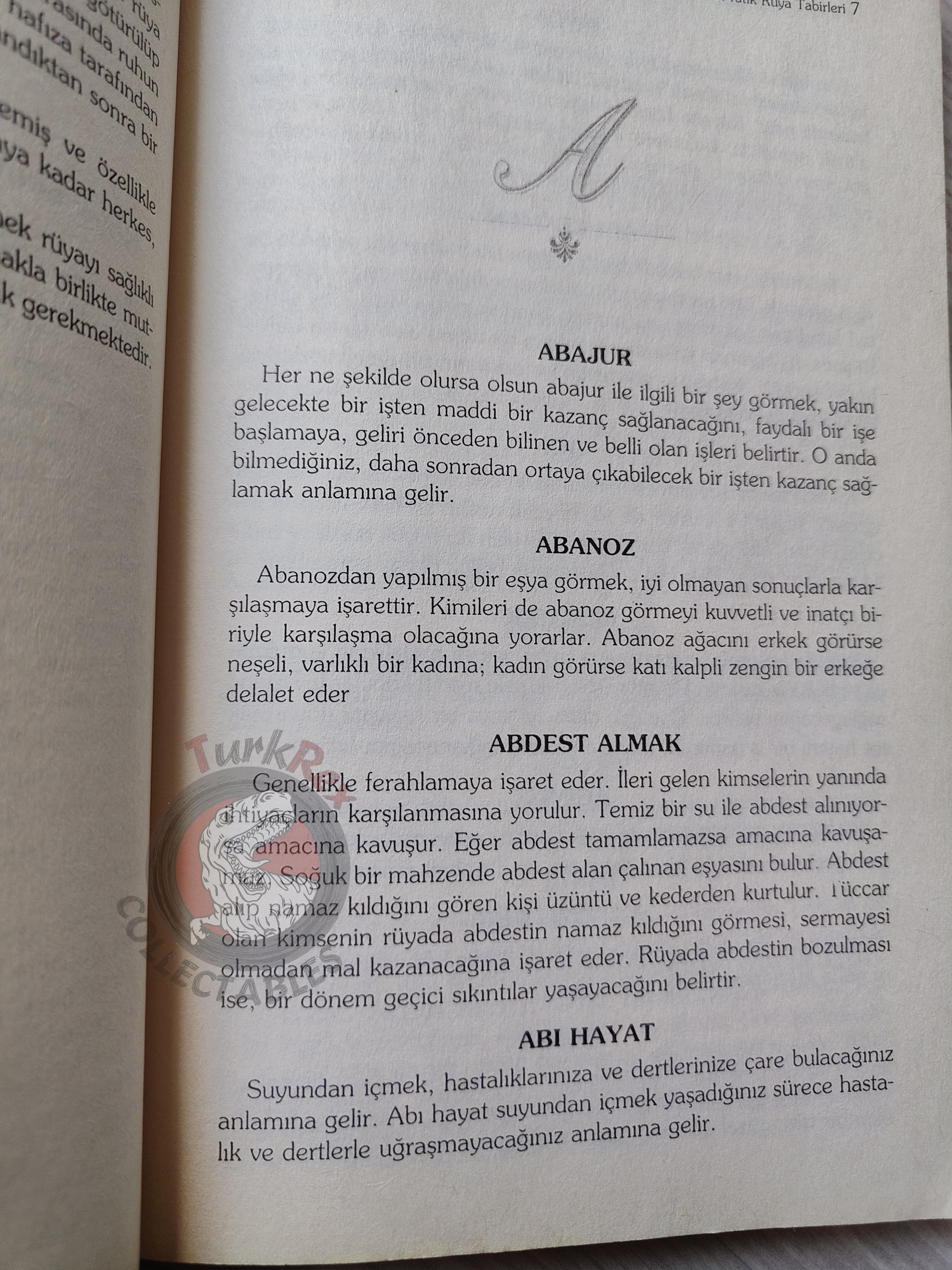 Dream Interpretation Analysis 2005 Turkish Book Turkey