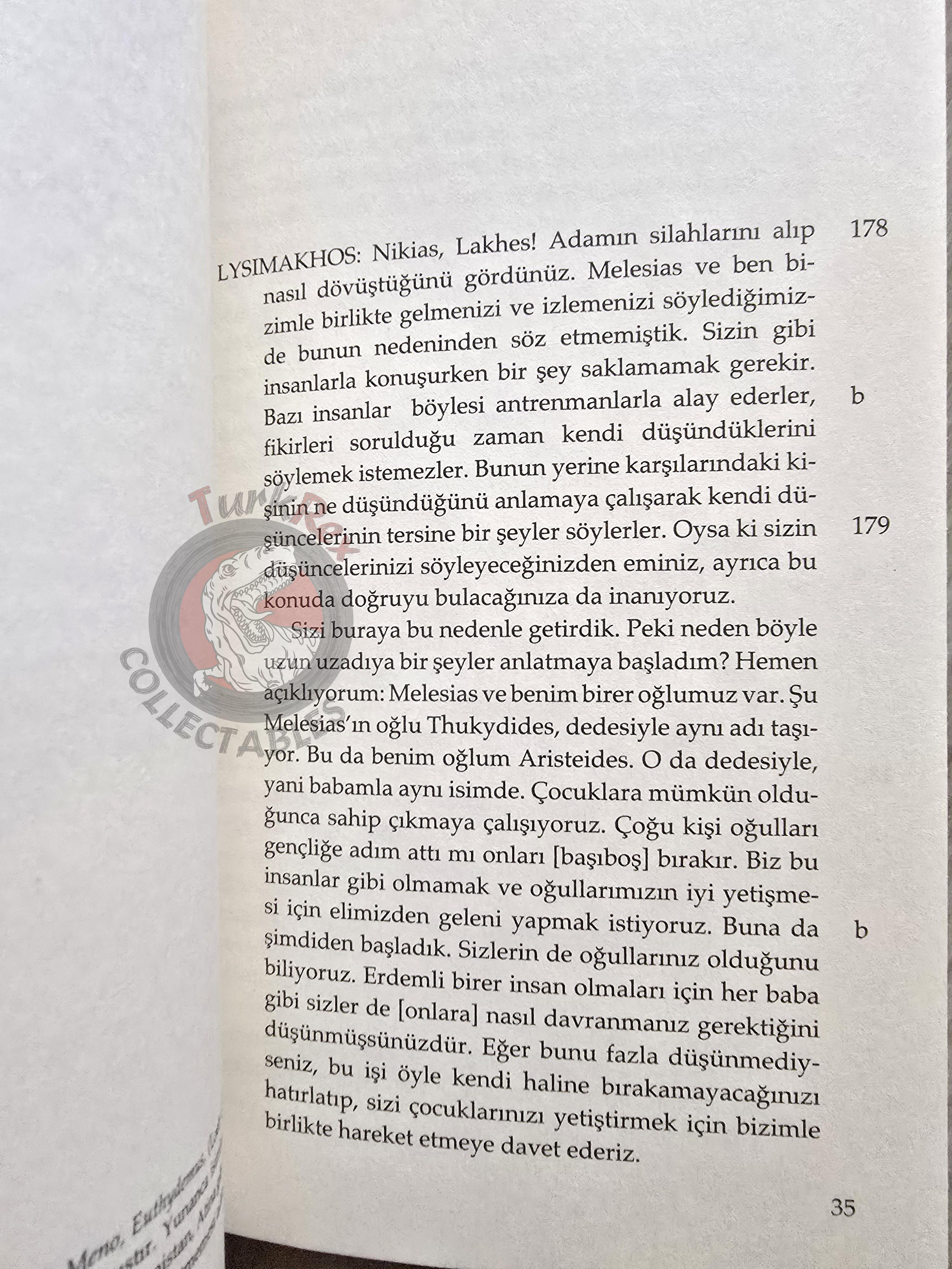 Plato – Laches, or Courage 2018 Turkish Book Turkey