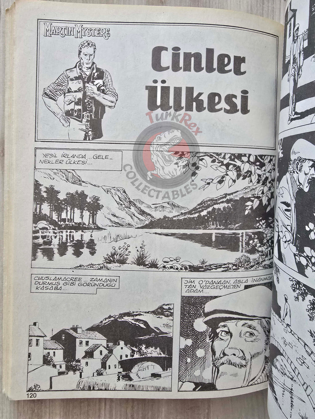 Martin Mystère #31 Il Piccolo Popolo 80s Turkish Comic Turkey #75 #76