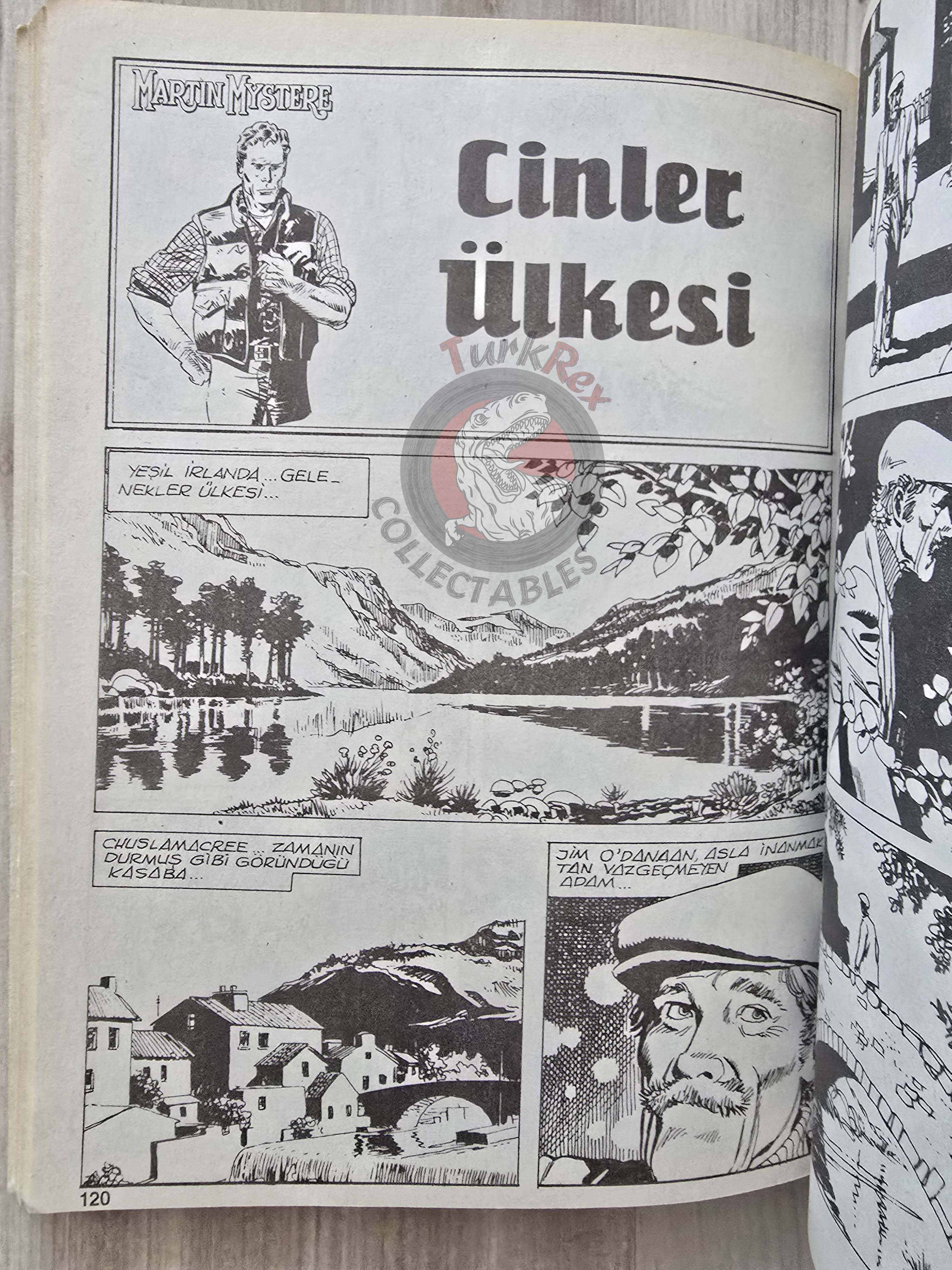 Martin Mystère #31 Il Piccolo Popolo 80s Turkish Comic Turkey #75 #76