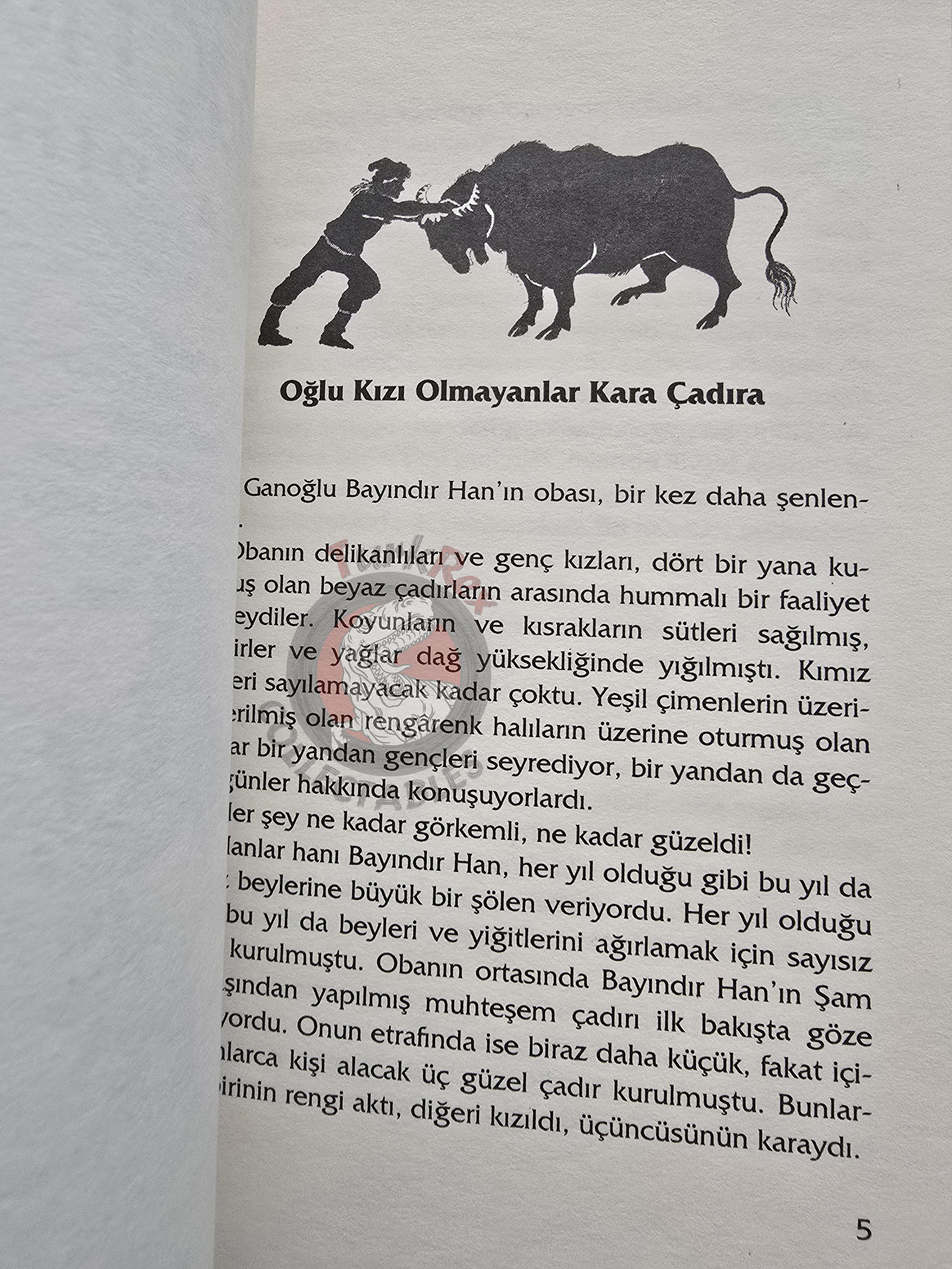 Book of Dede Korkut: Boğaç Han 2003 Turkish Book Turkey Illustrated by Turkish Artist