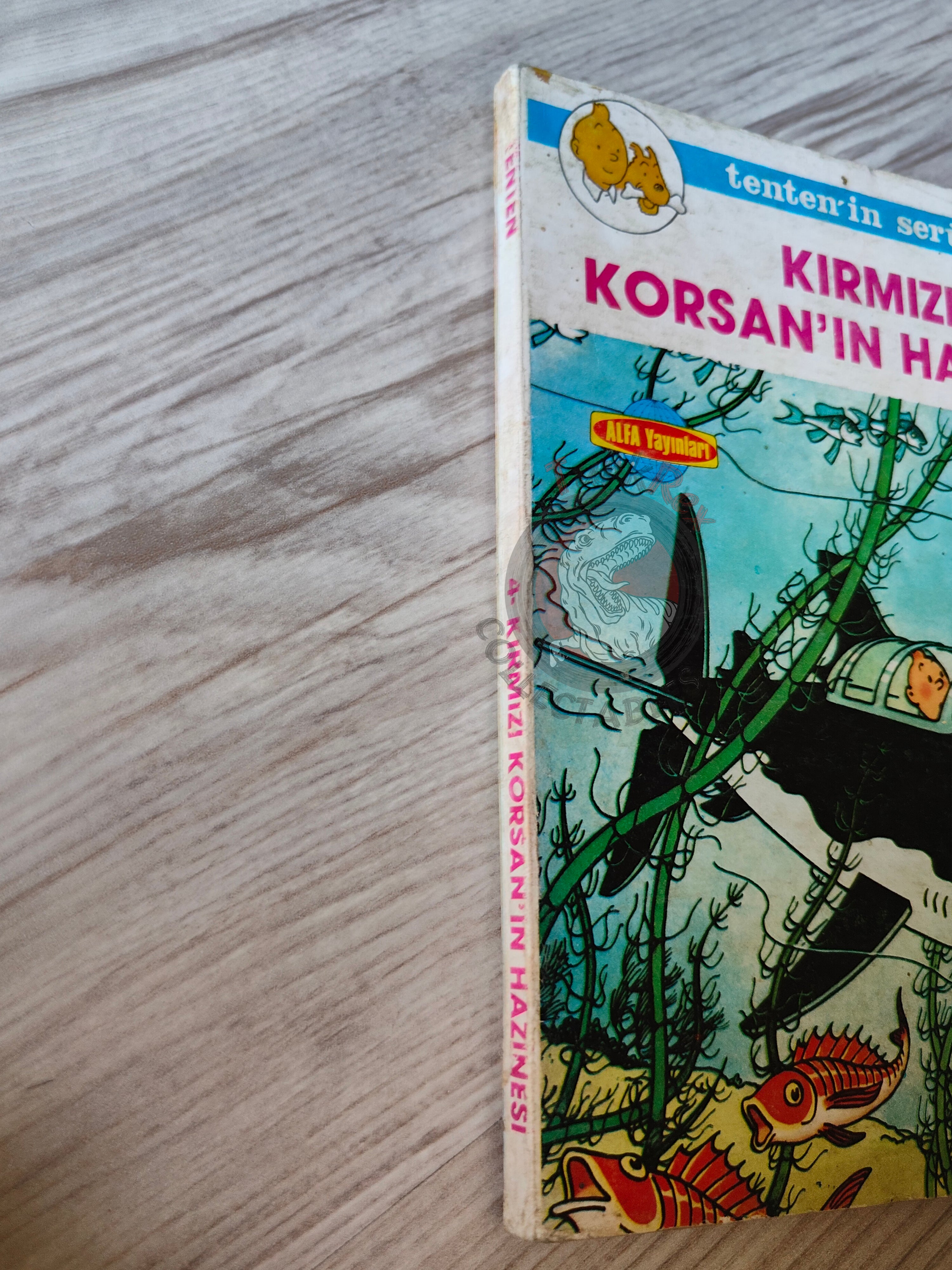 Tintin –  Red Rackham's Treasure mid 1980s Turkish Edition Comic Turkey 1