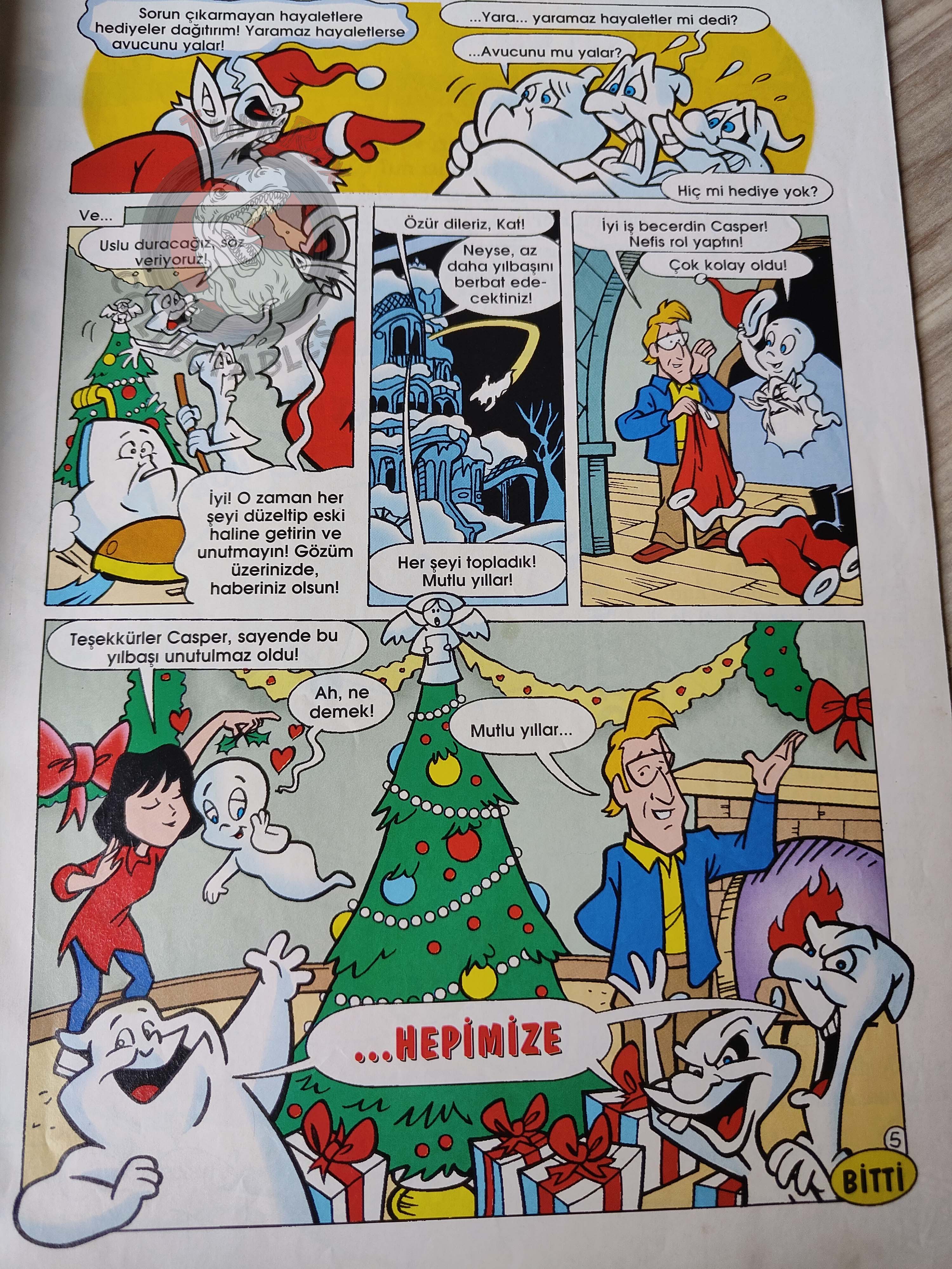 Casper the Friendly Ghost Magazine – Issue #29 1998 Turkish Comic Turkey