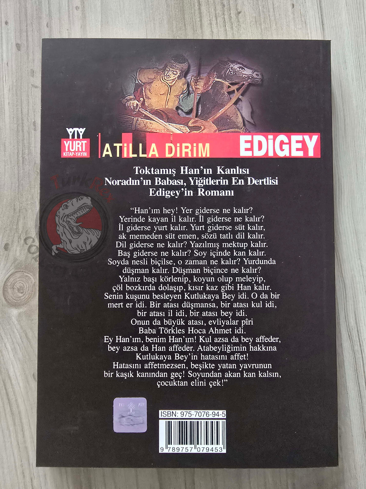 Atilla Dirim – Edigey 2004 Turkish Book Turkey Golden Horde Edigey Epic
