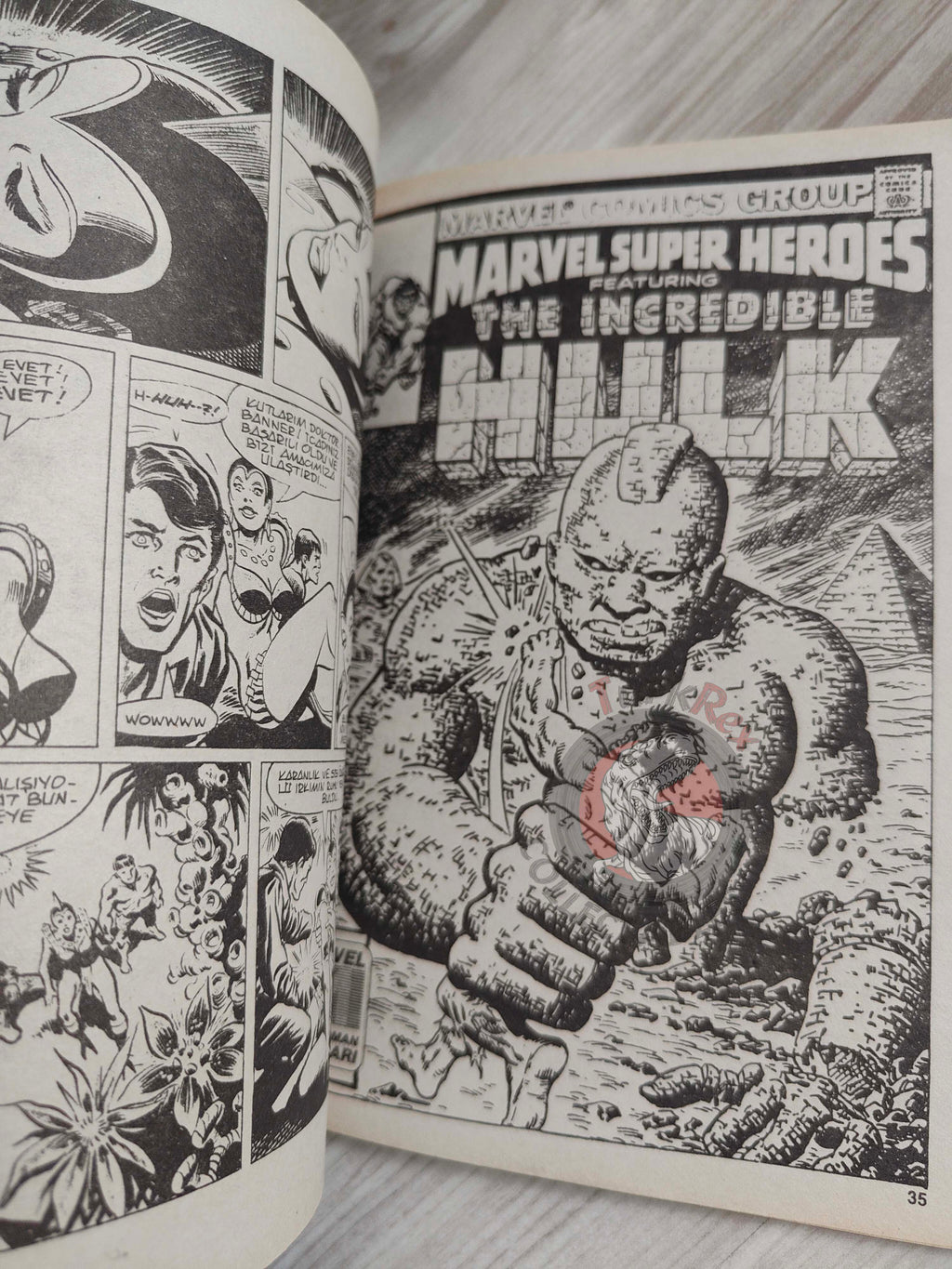 Hulk #18 1988 Turkish Comic Turkey cover Rampaging #7 #95 She-Hulk