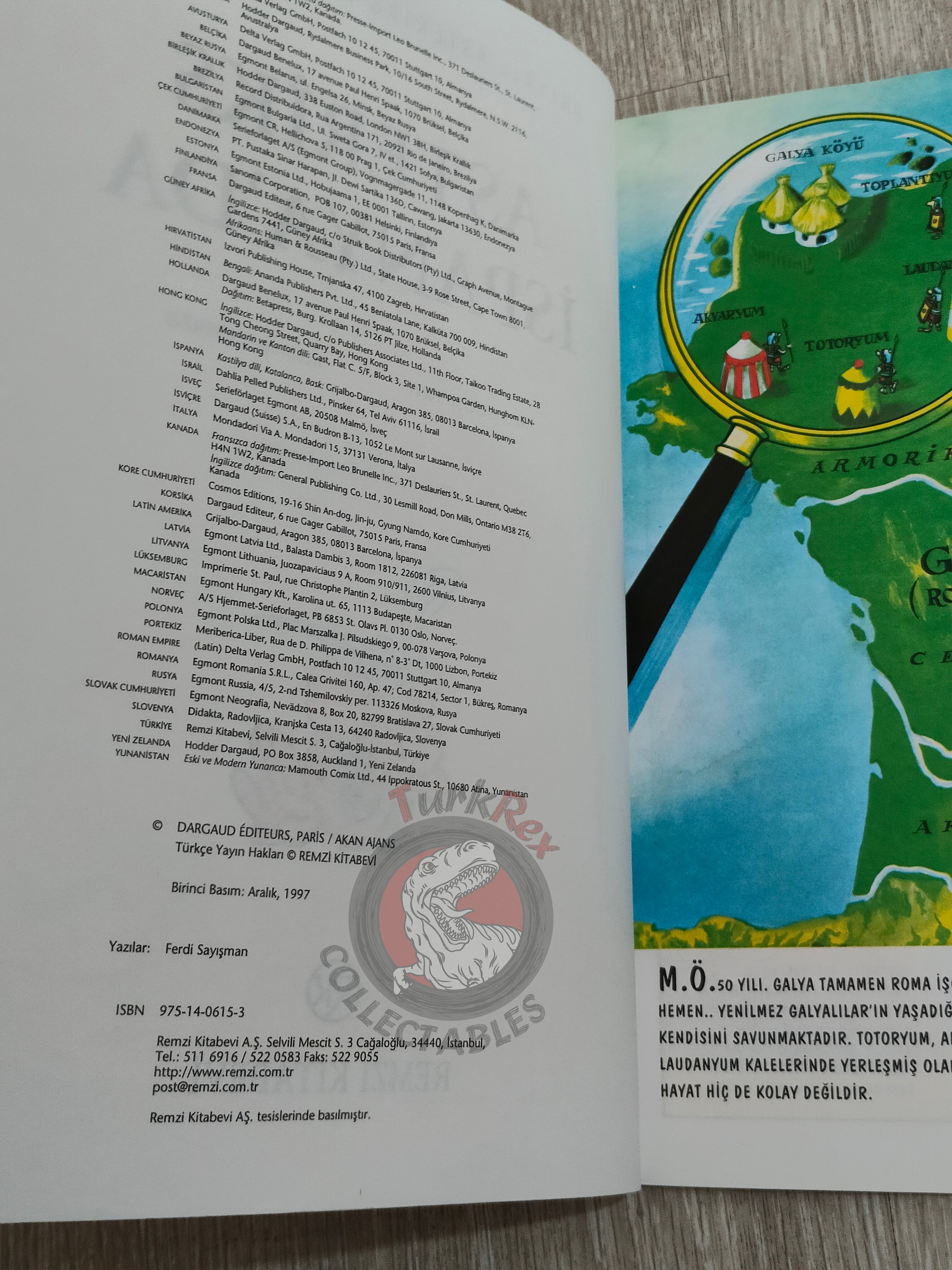 Asterix – Asterix in Spain 1997 1st Edition Turkish Edition Comic Turkey