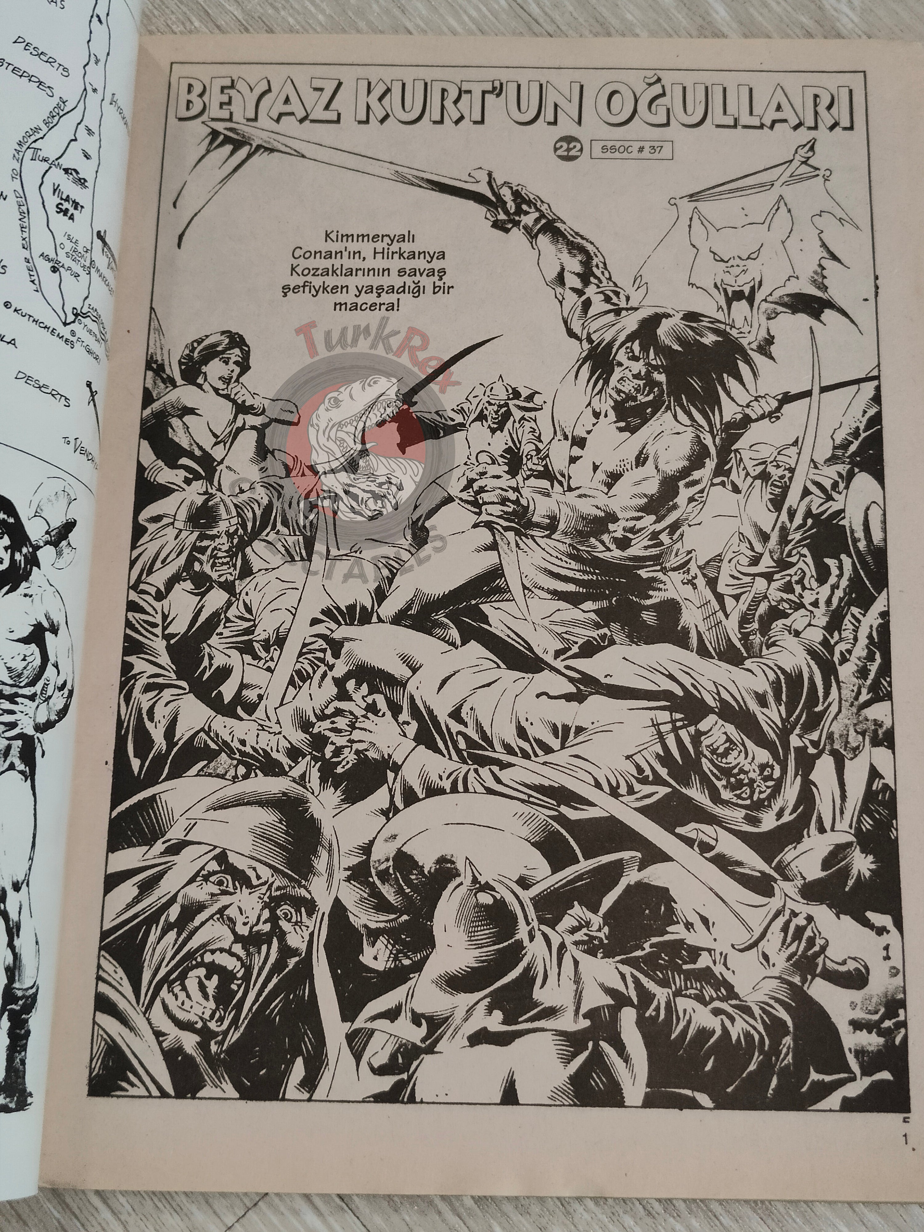 Conan #22 The Savage Sword of Conan #37 #38 Turkish Comic Turkey