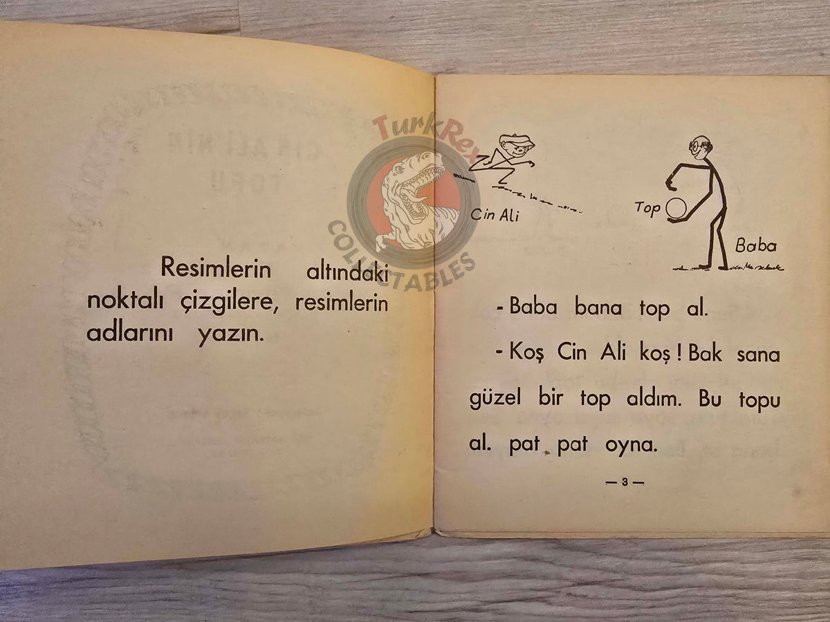Cin Ali Series 2 – Rasim Kaygusuz 1970s Turkish Book Turkey Illustrated Education