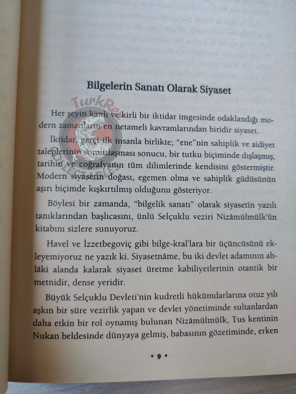 Nizam al-Mulk – Book of Government or Rules for Kings Turkish Book Turkey