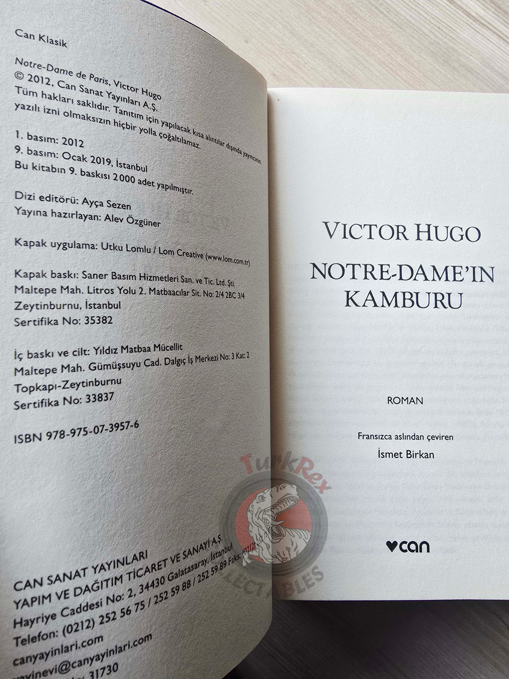 Victor Hugo – The Hunchback of Notre-Dame 2019 Turkish Book Turkey