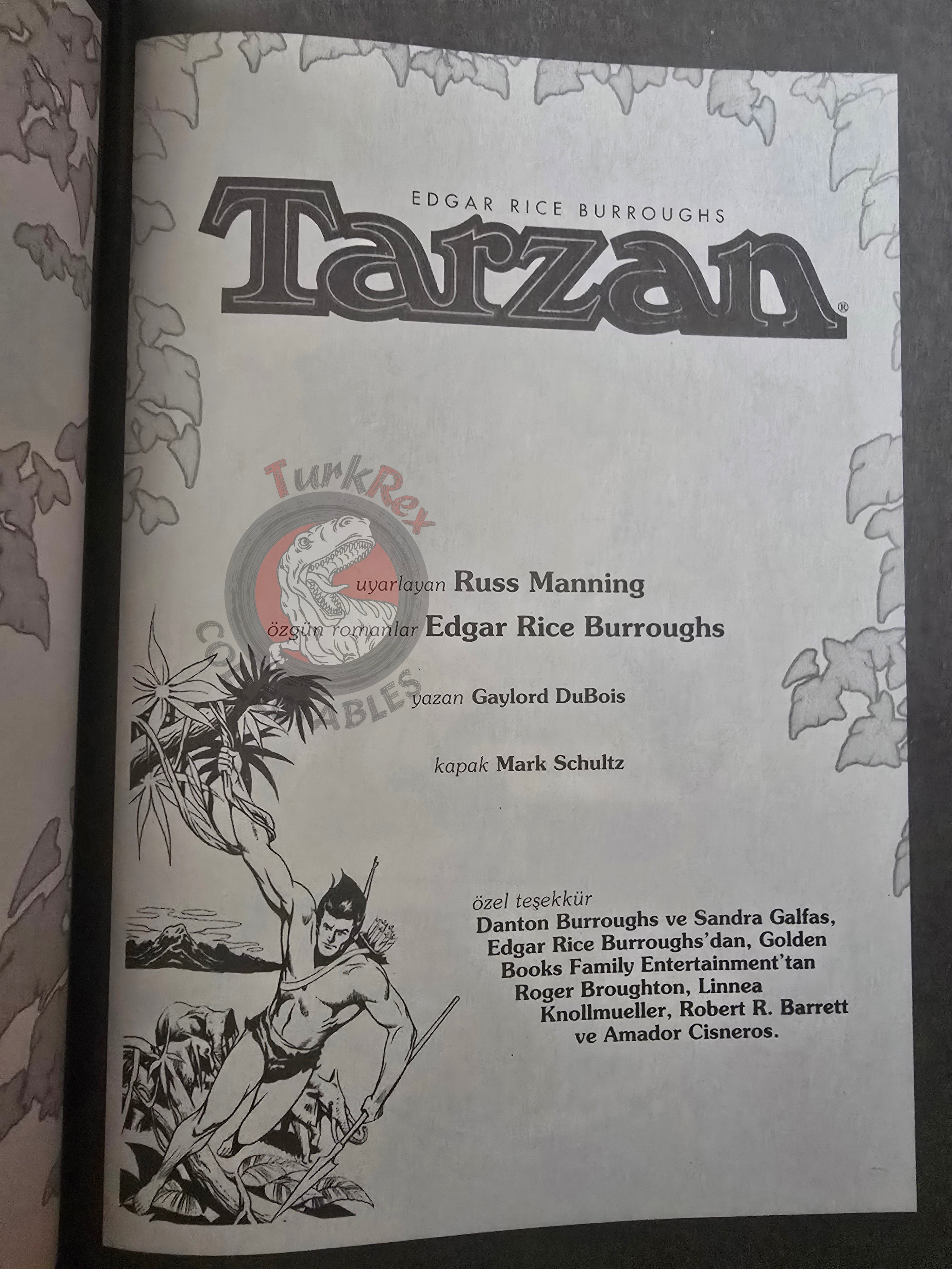 The Tarzan Comics Library #2 - Tarzan and the Jewels of Opar Turkish Comic Turkey Russ Manning
