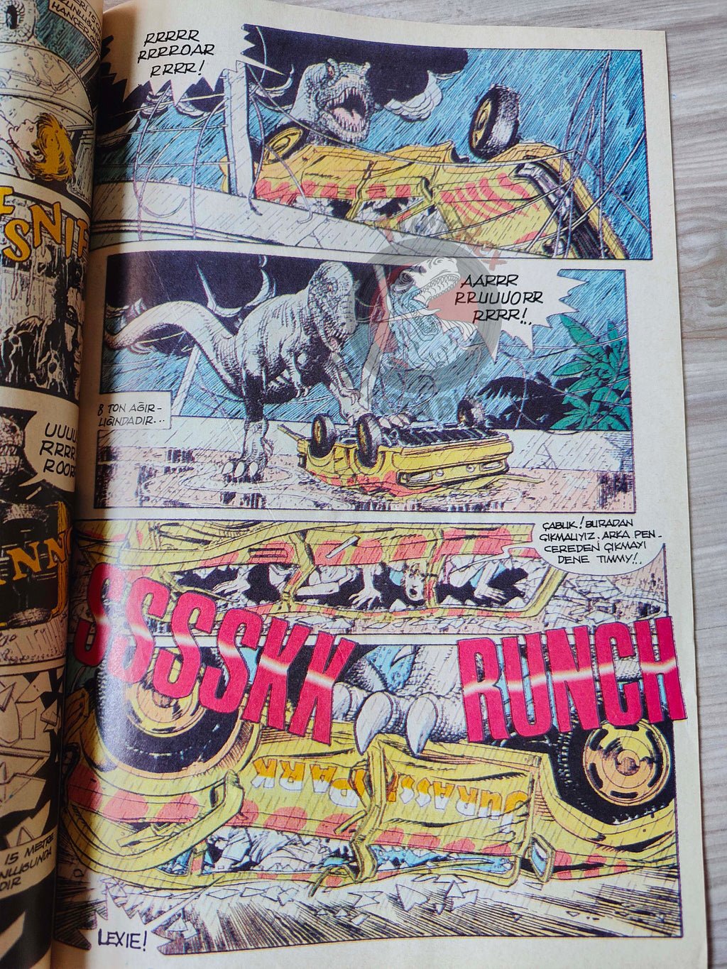 Jurassic Park #9 Turkish Edition Comic Turkey Topps Spielberg