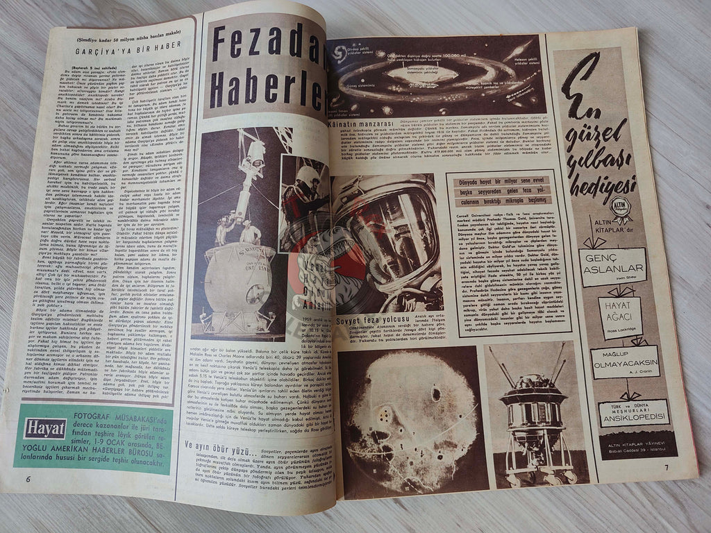 Hayat 1959 The Shah and Queen Farah Diba Turkish Mag Turkey Iran Mohammad Reza Pahlavi