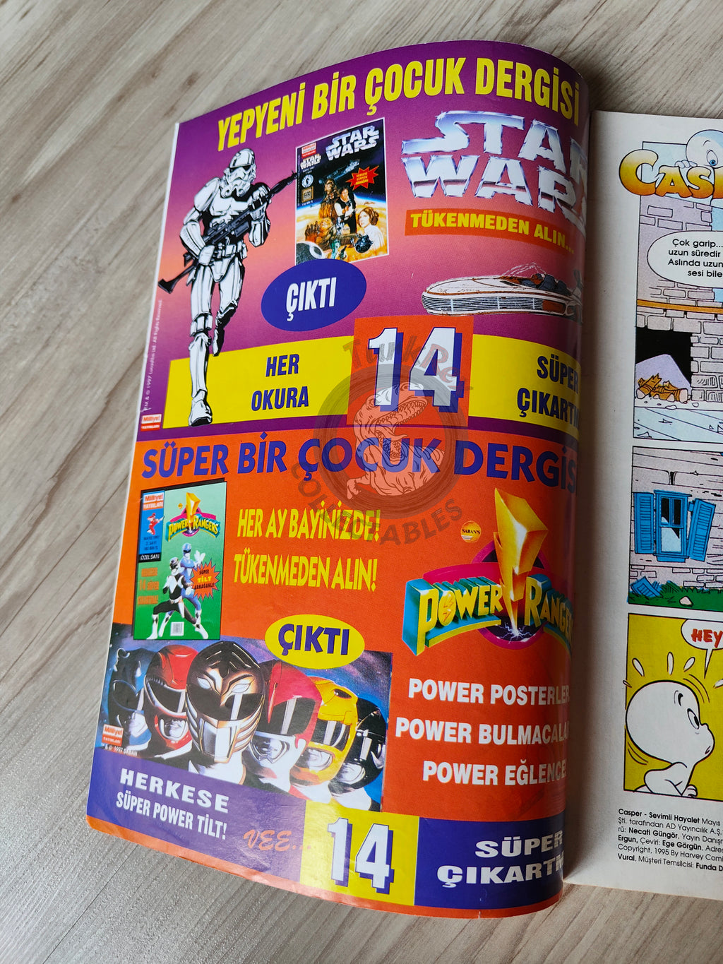 Casper the Friendly Ghost Magazine – Issue #21 1997 Turkish Comic Turkey