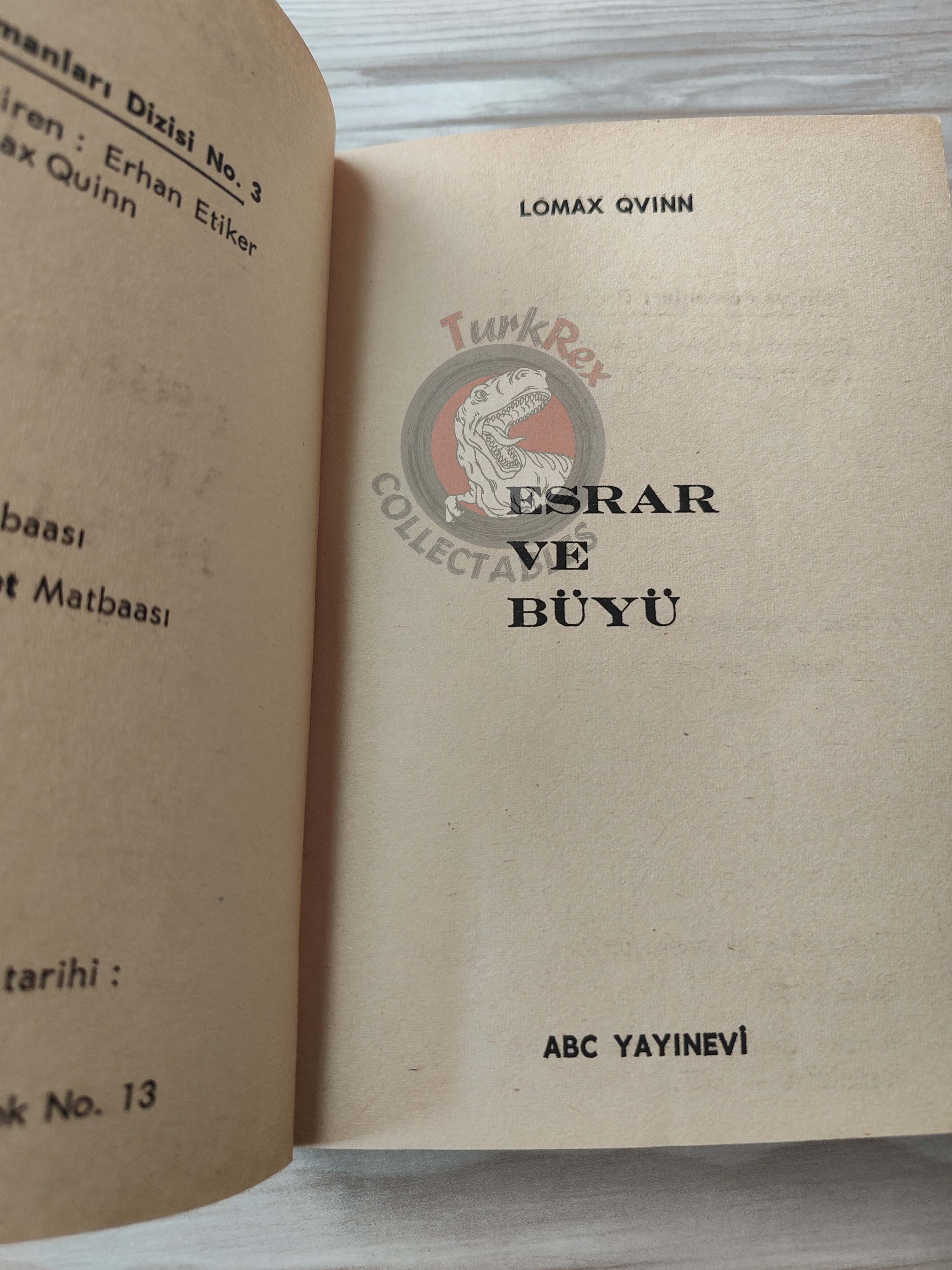 Lomax Quinn – Jack Brown #3 1970 Turkish Book Turkey