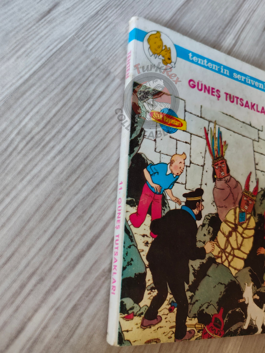 Tintin – Prisoners of the Sun mid 1980s Turkish Edition Comic Turkey 2