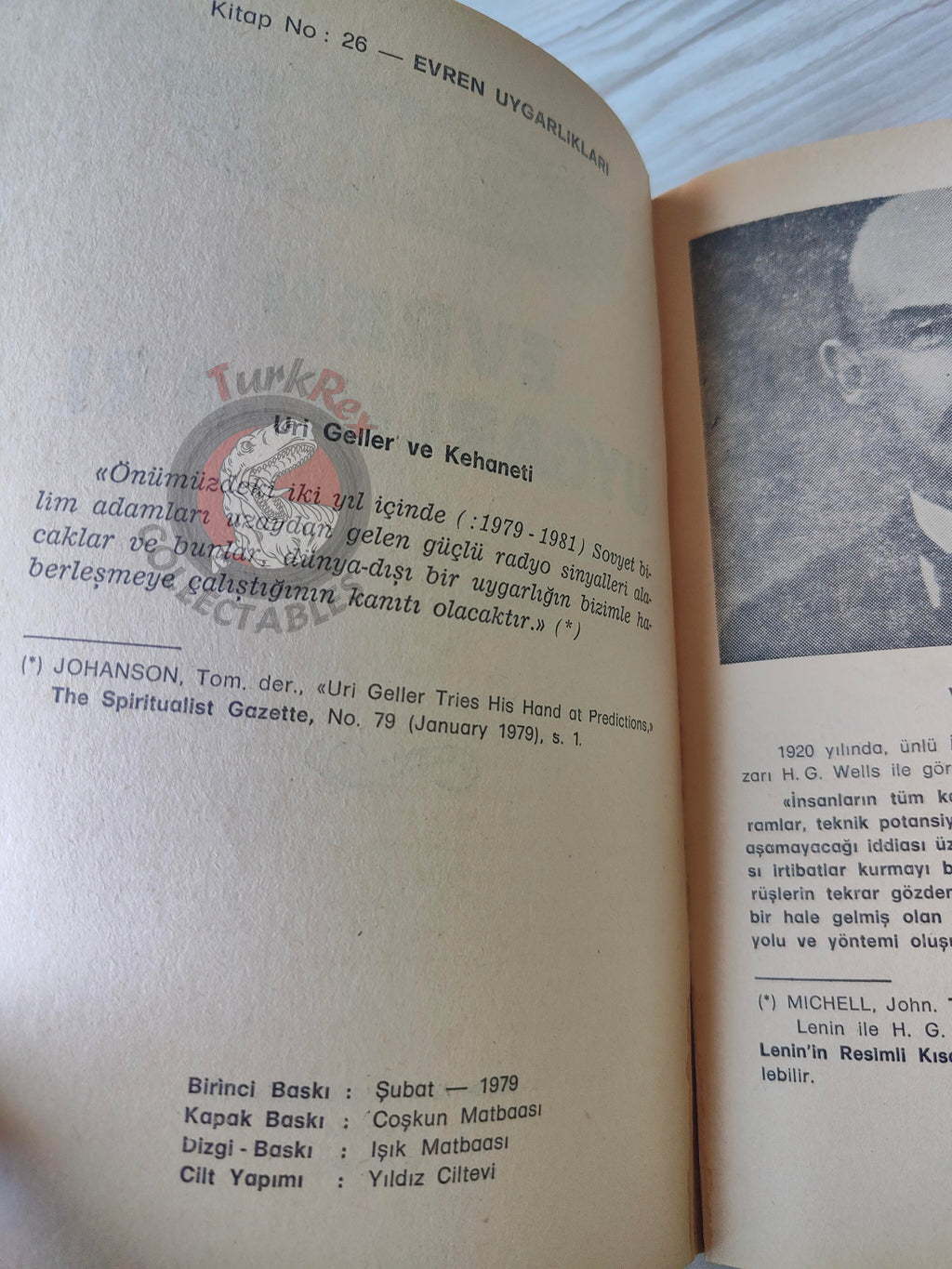 Universe Civilizations Ufo 1979 Turkish Book Turkey Ufology