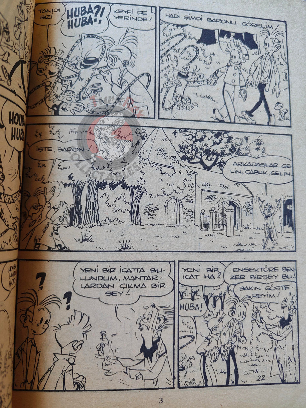 Spirou & Fantasio #2 Le dictateur et le champignon 1980 Turkish Comic Turkey