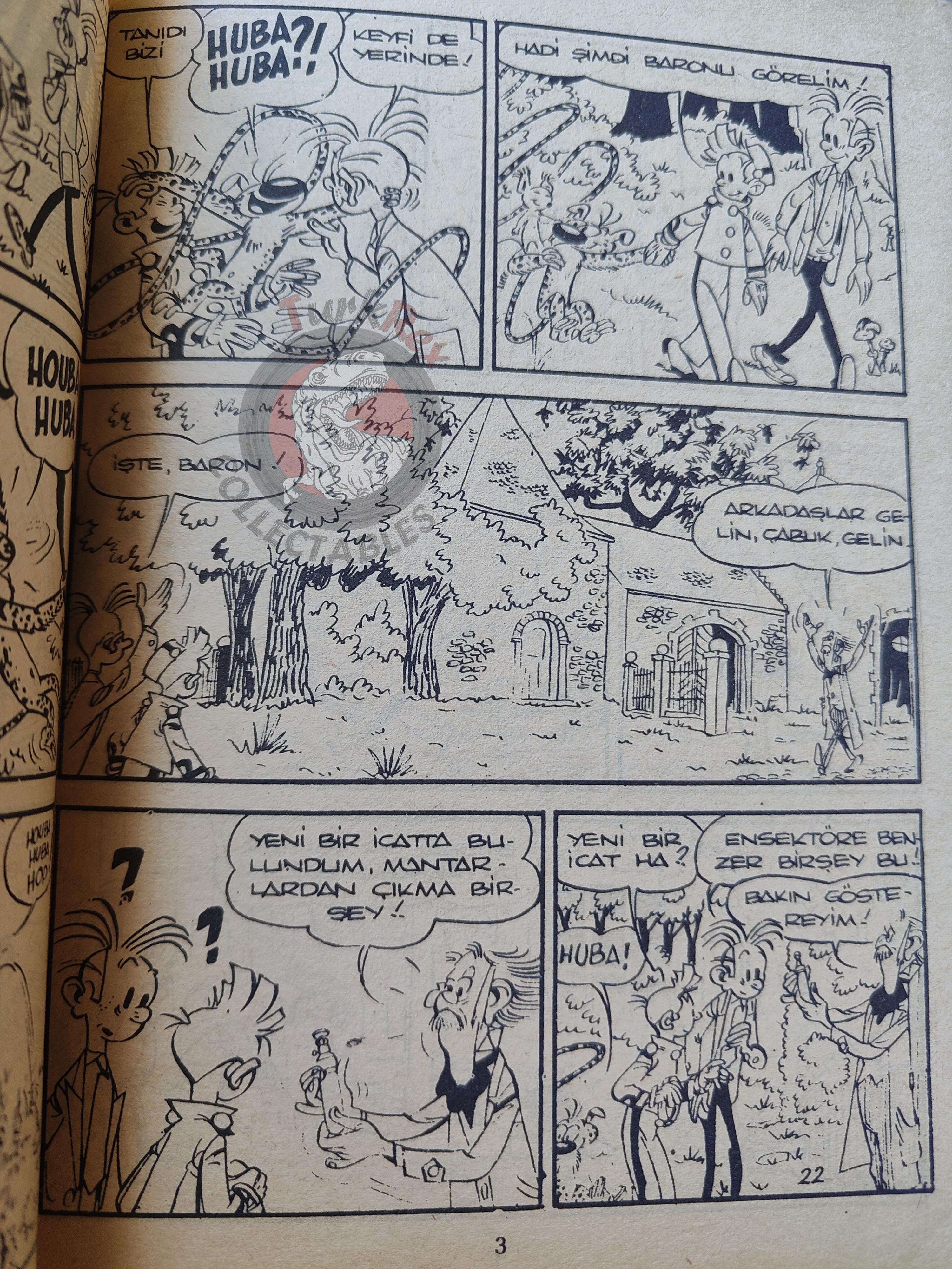Spirou & Fantasio #2 Le dictateur et le champignon 1980 Turkish Comic Turkey