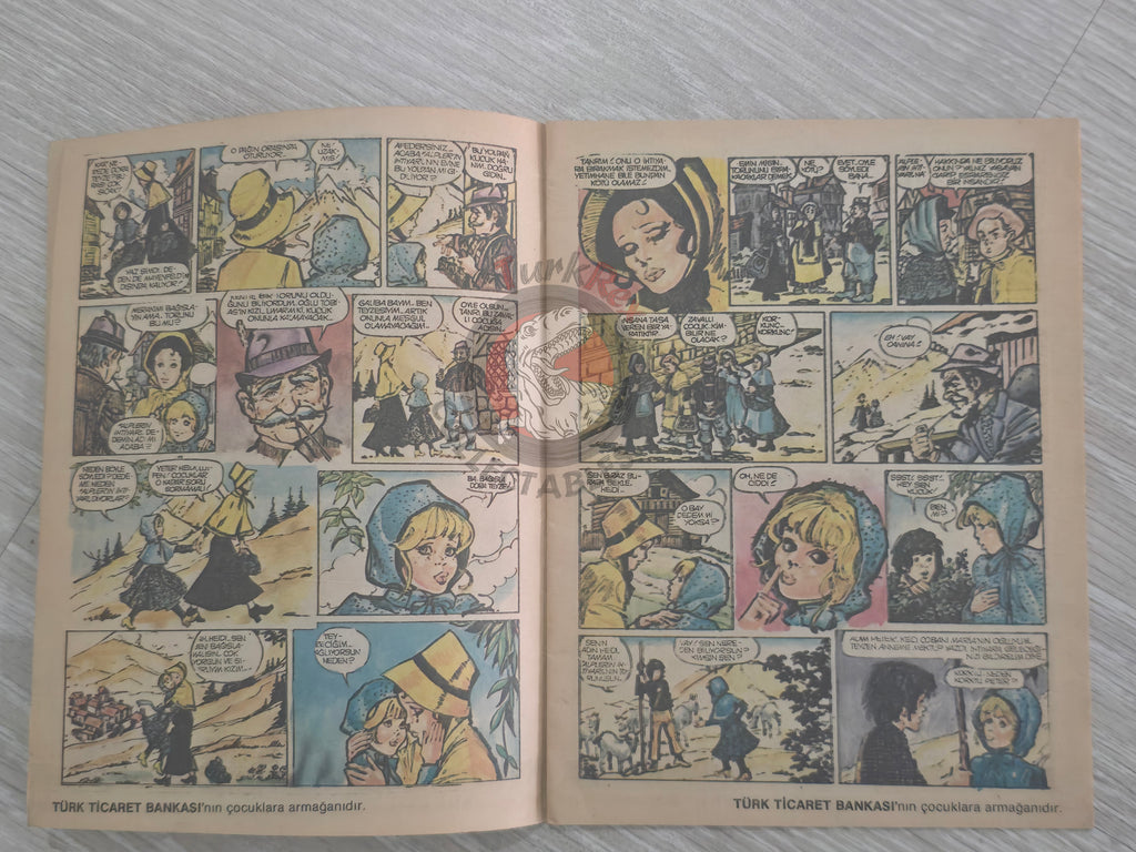 Heidi – Johanna Spyri Turkish Comic Turkey Grandes Aventuras