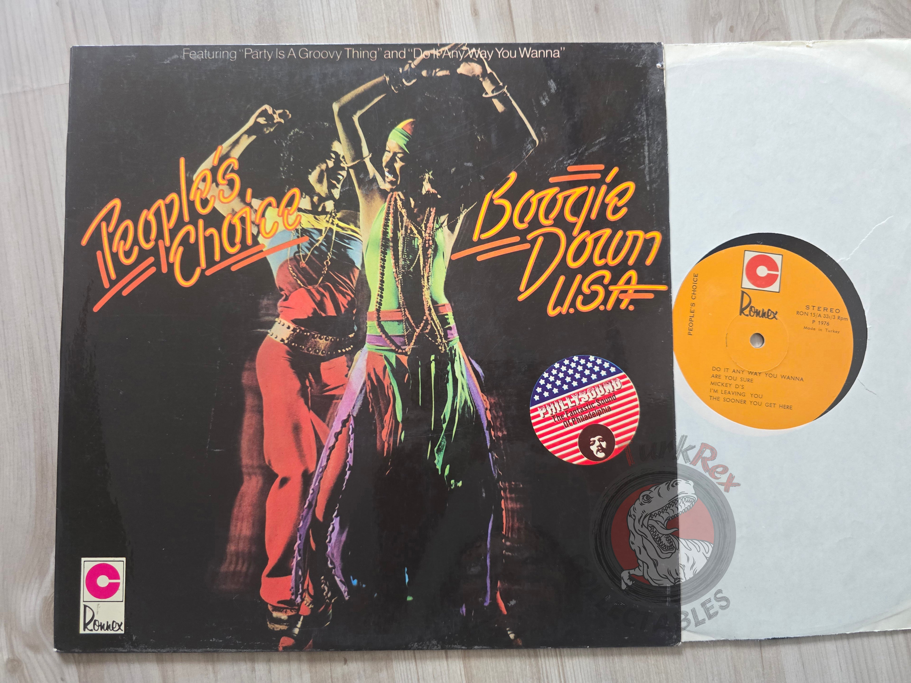 People's Choice – Boogie Down U.S.A. Turkish Pressing Vinyl Turkey Edition