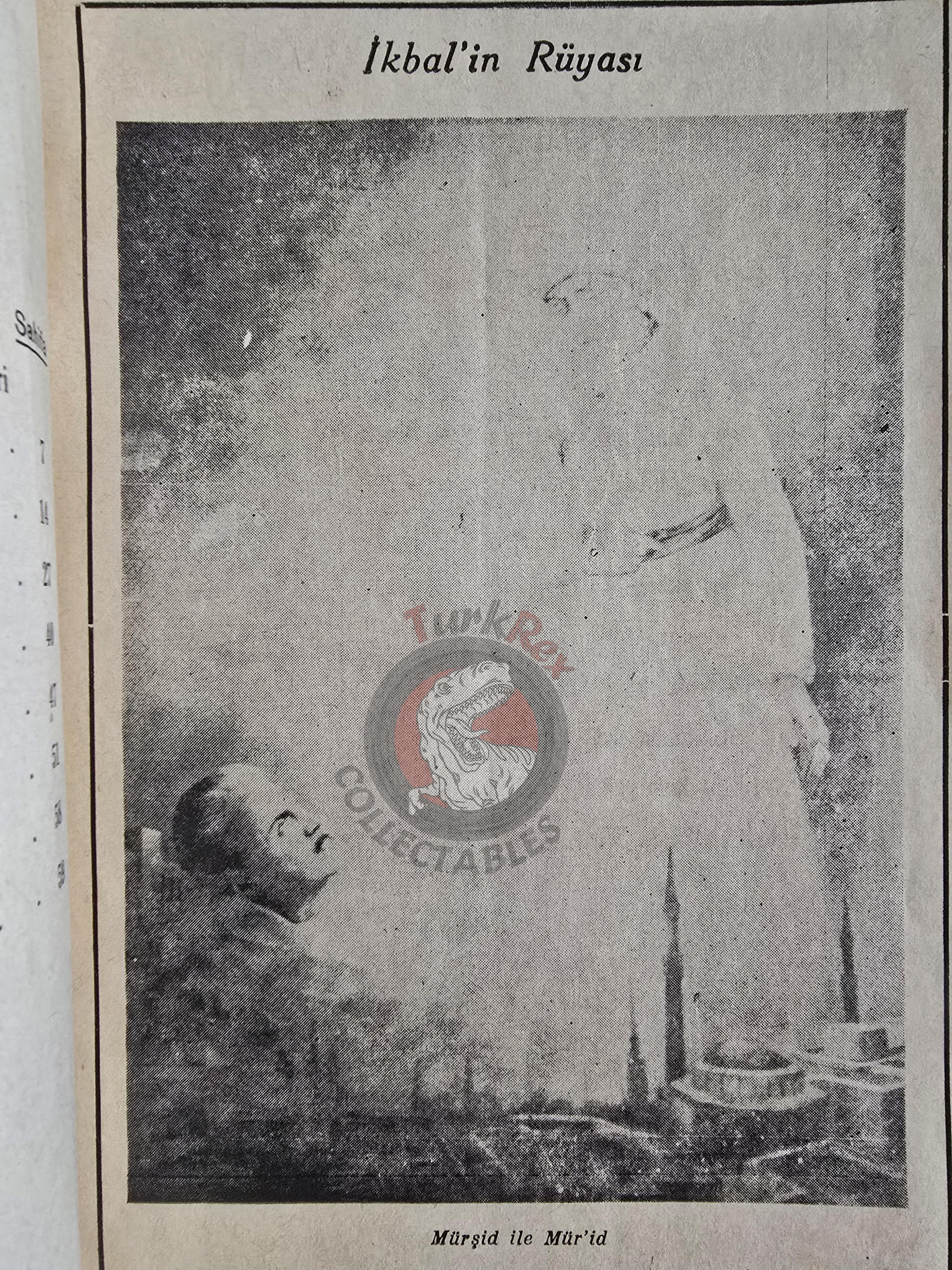 Rumi Mevlana and Muhammad Iqbal 1952 1st Turkish Book Turkey Pakistan Embassy Islam