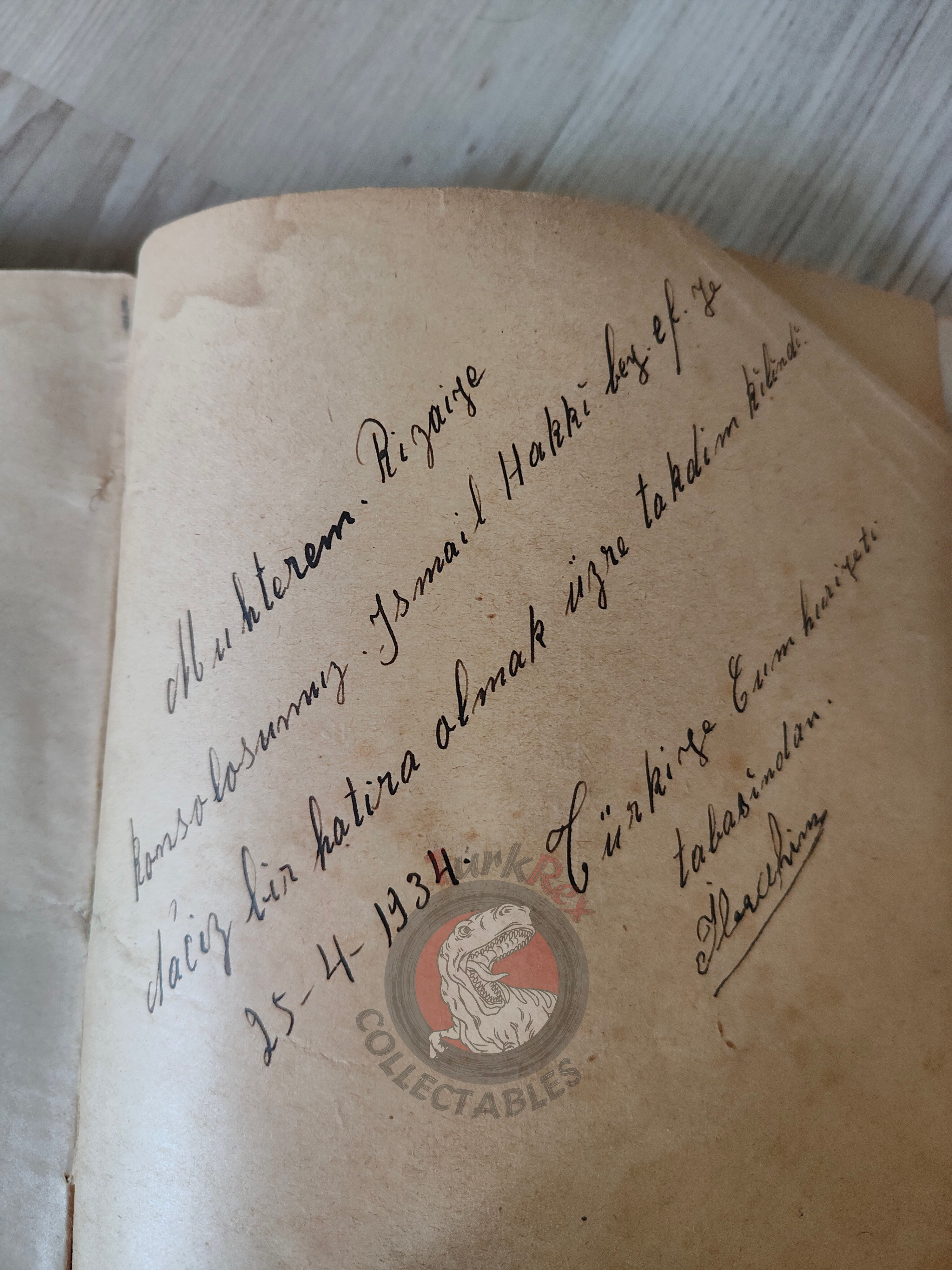 Rubaiyat of Omar Khayyam 1927 Ottoman Script Turkish Book Signed Illustrated