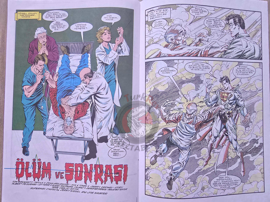 Superman #8 1996 Turkish Comic Turkey #77 The Adventures of #500