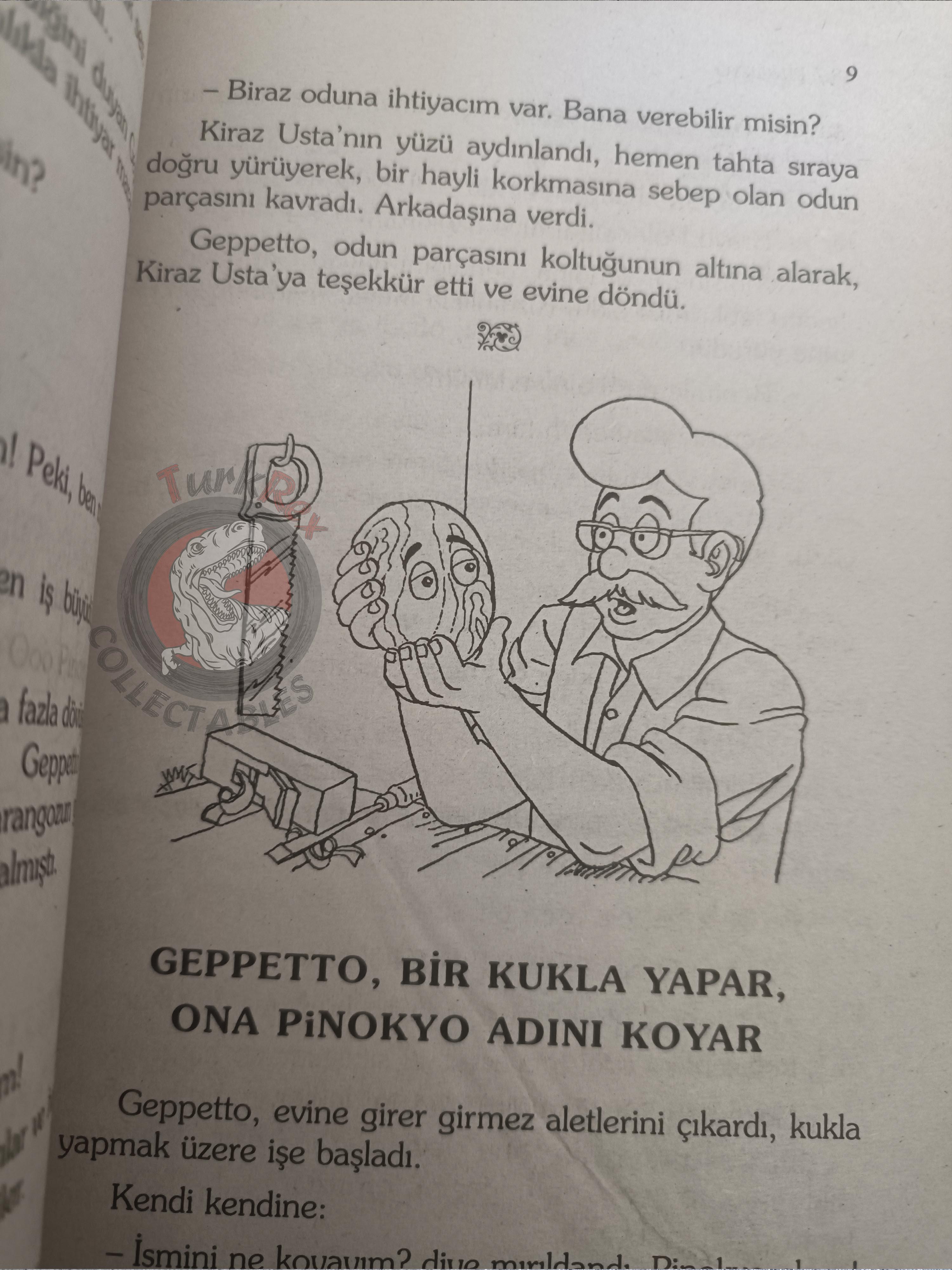 Carlo Collodi – Pinocchio 2005 Turkish Book Turkey Illustrated