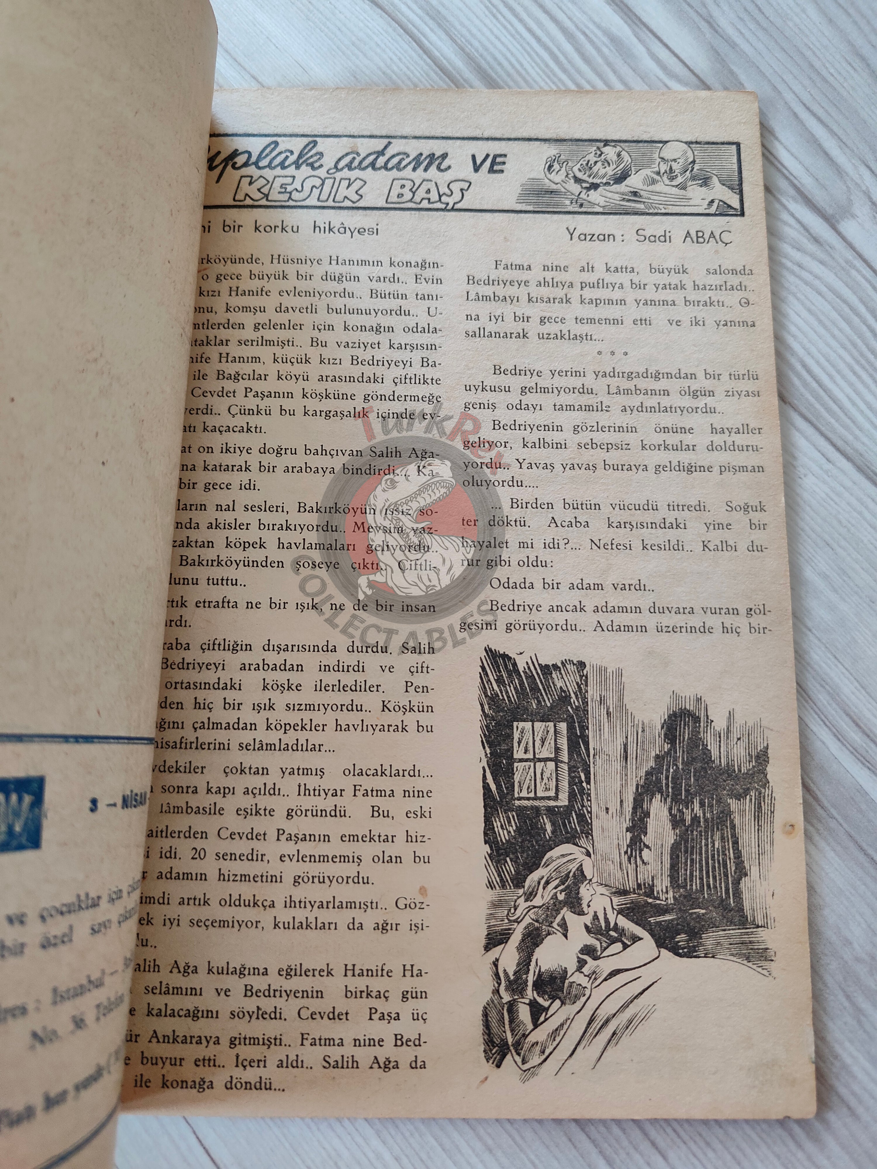 1001 Roman 1943 The Bloody Mark Turkish Comic Mag Turkey
