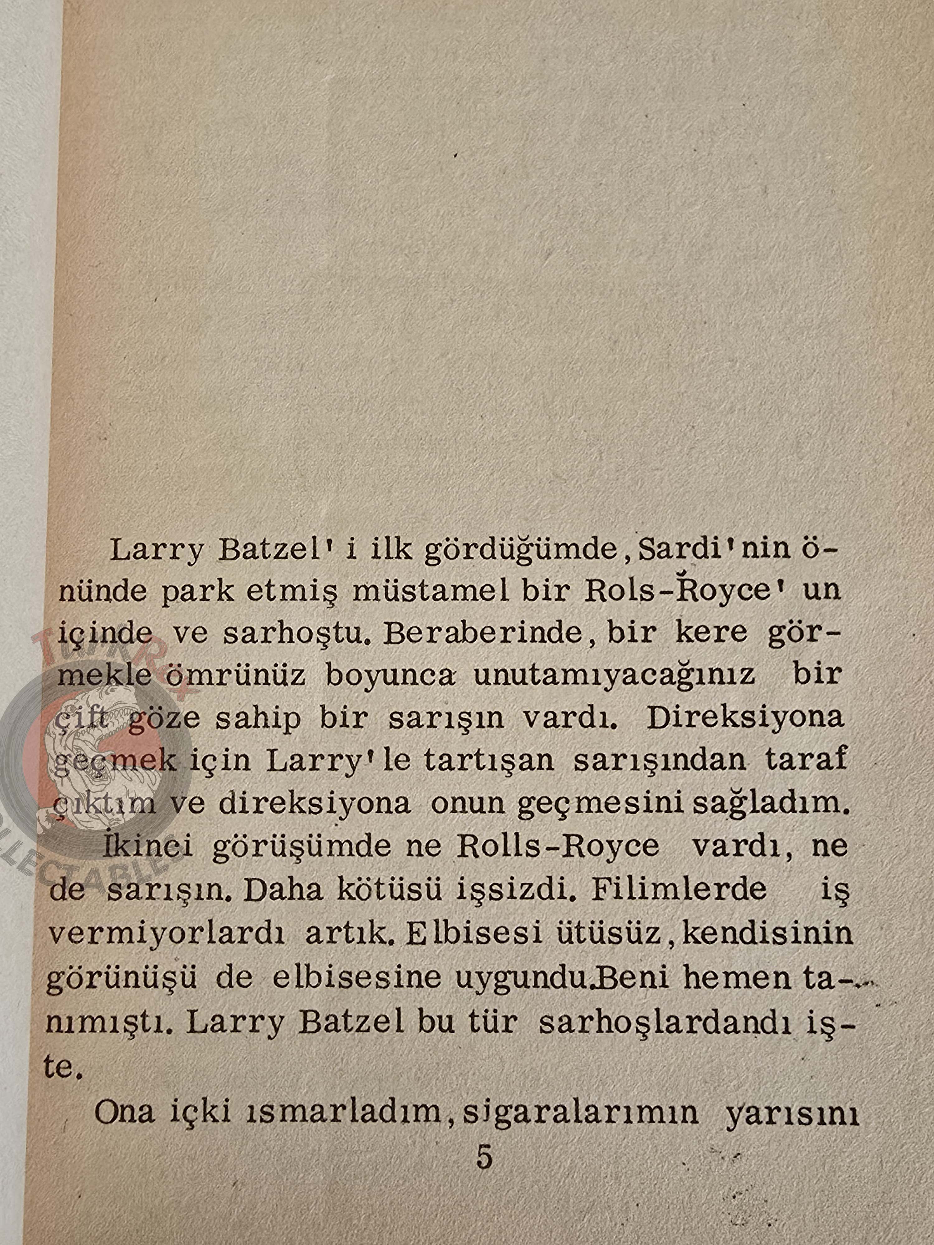 Raymond Chandler – The Long Goodbye 1976 1st Turkish Book Turkey