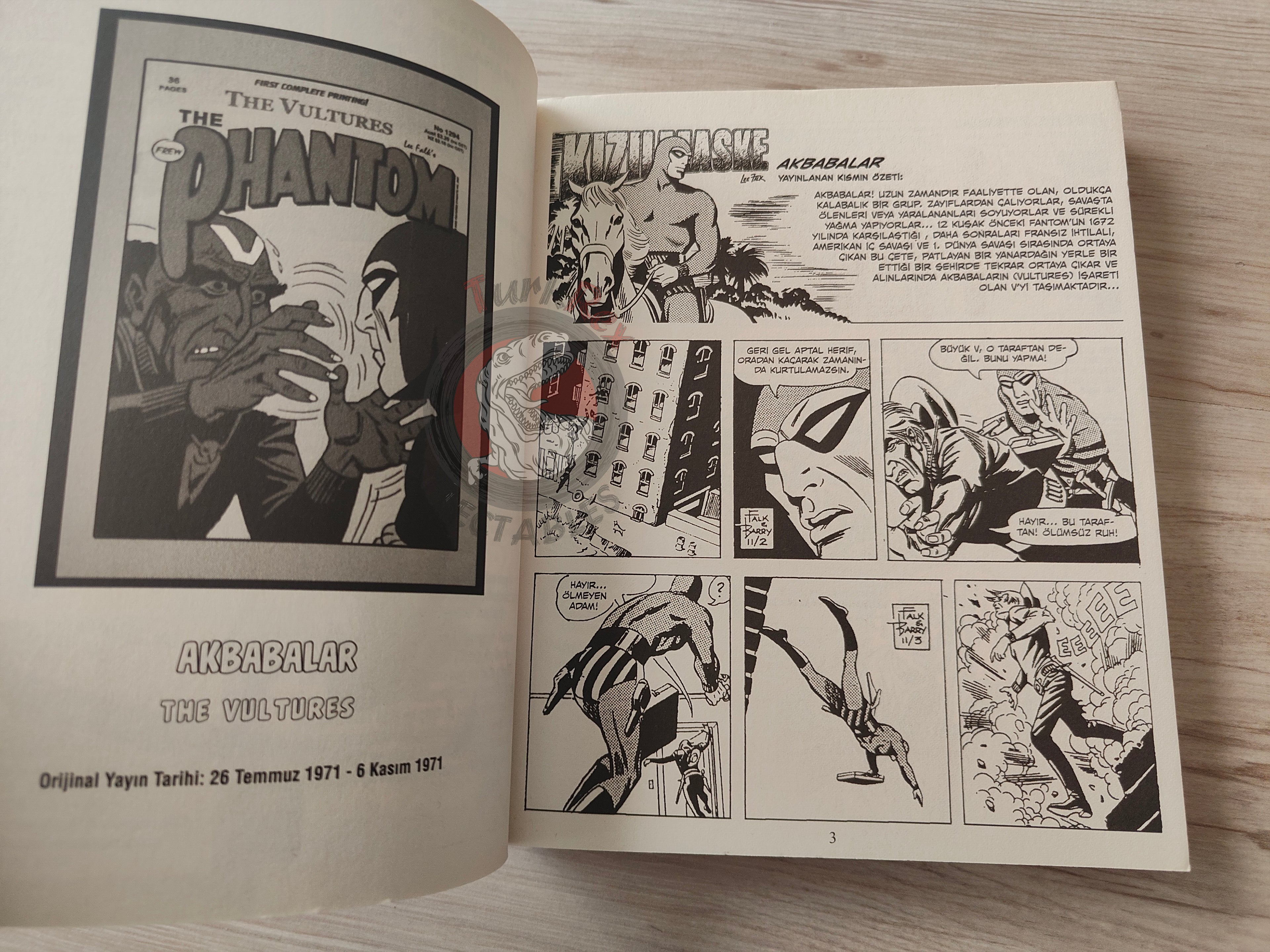 The Phantom #6 2013 The Vultures Turkish Comic Turkey