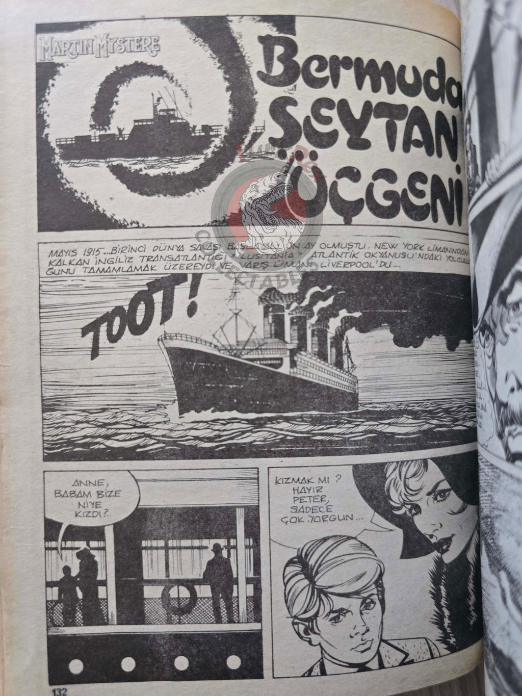 Martin Mystère #2 La vendetta di Râ 80s Turkish Comic Turkey #2 #9