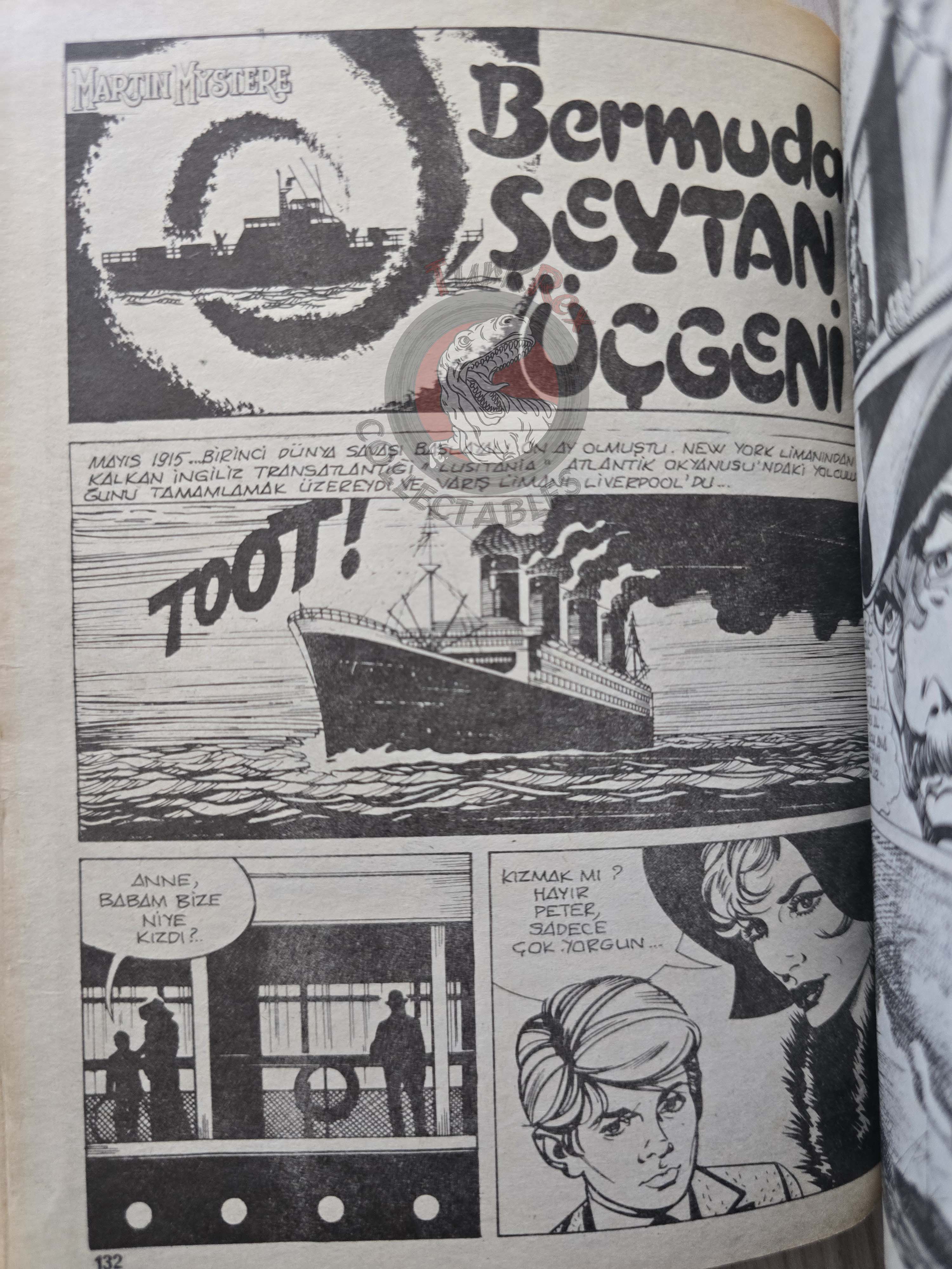 Martin Mystère #2 La vendetta di Râ 80s Turkish Comic Turkey #2 #9
