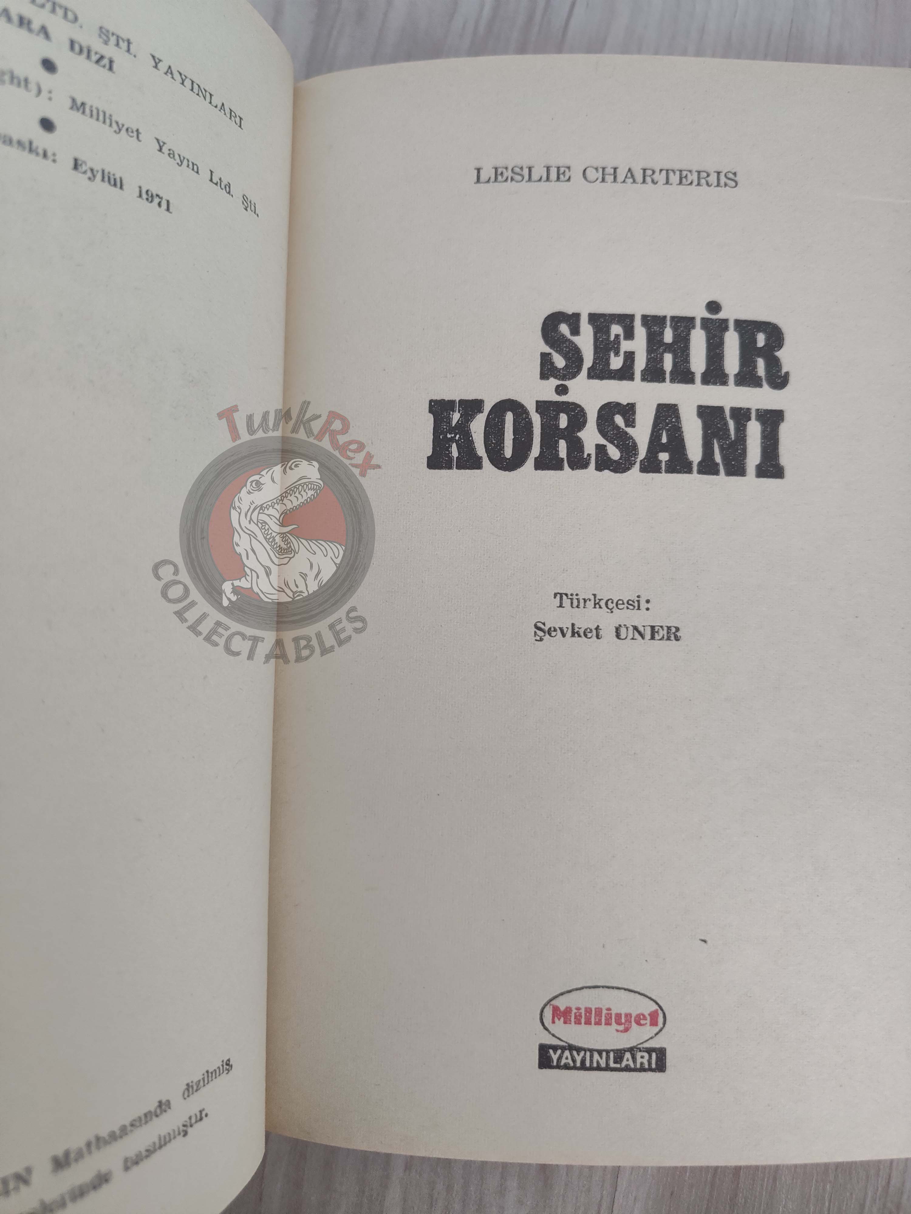 Leslie Charteris – Saint: Knight Templar 1971 1st Turkish Book Turkey