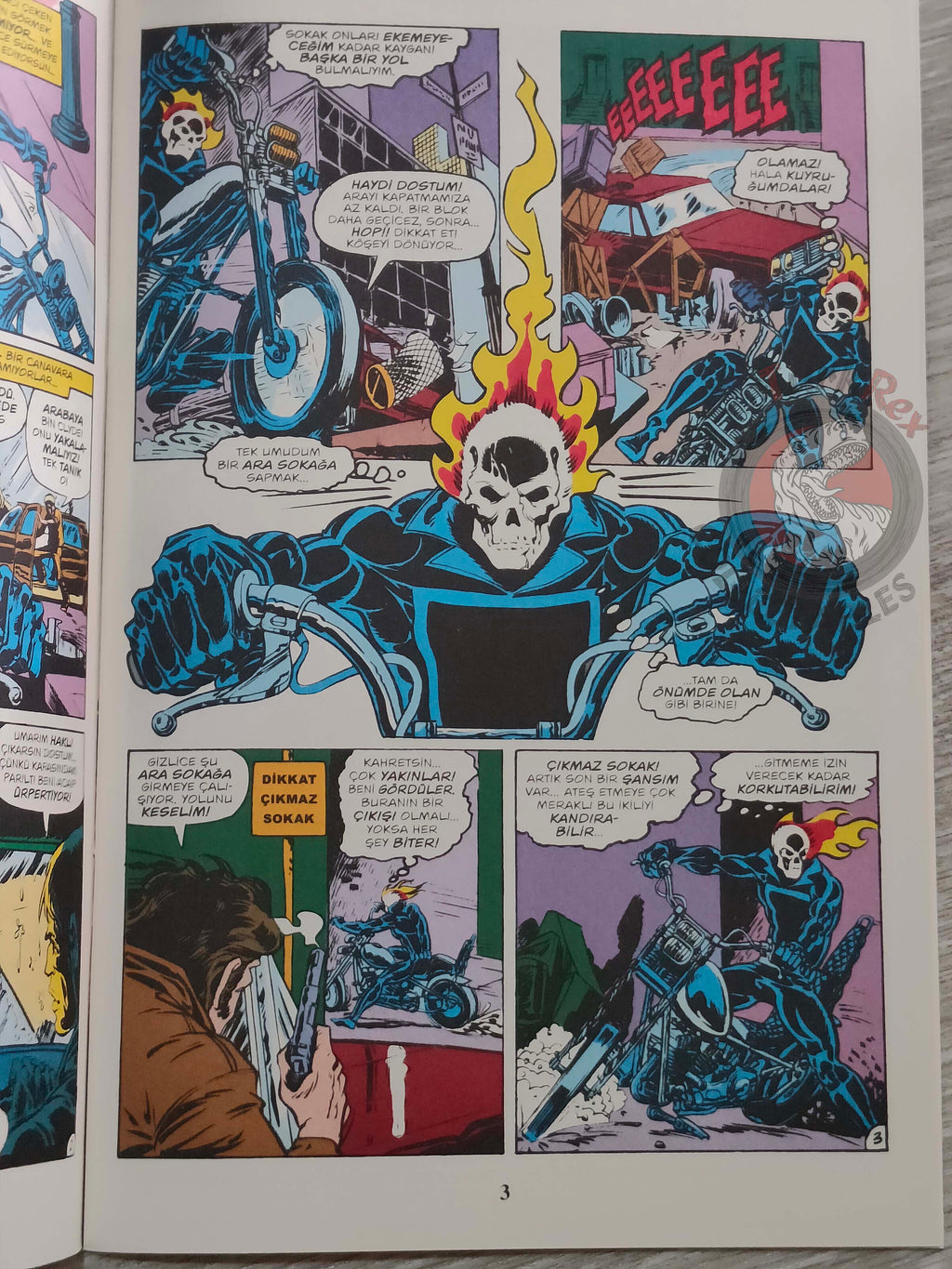 Marvel Spotlight on Ghost Rider #5 Turkish Comic Turkey