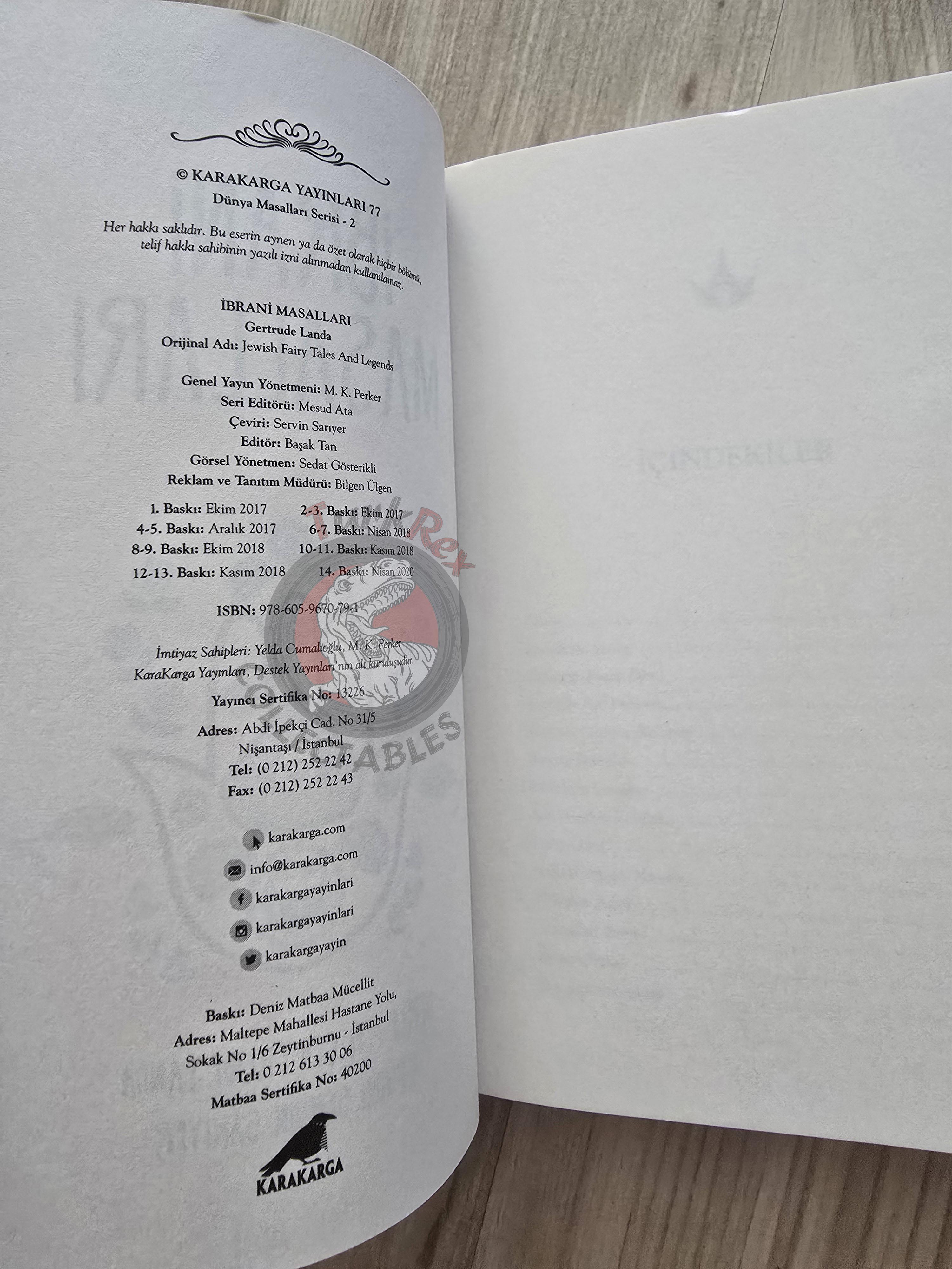 Jewish Folk Tales 2020 Turkish Book Turkey Jew Israel