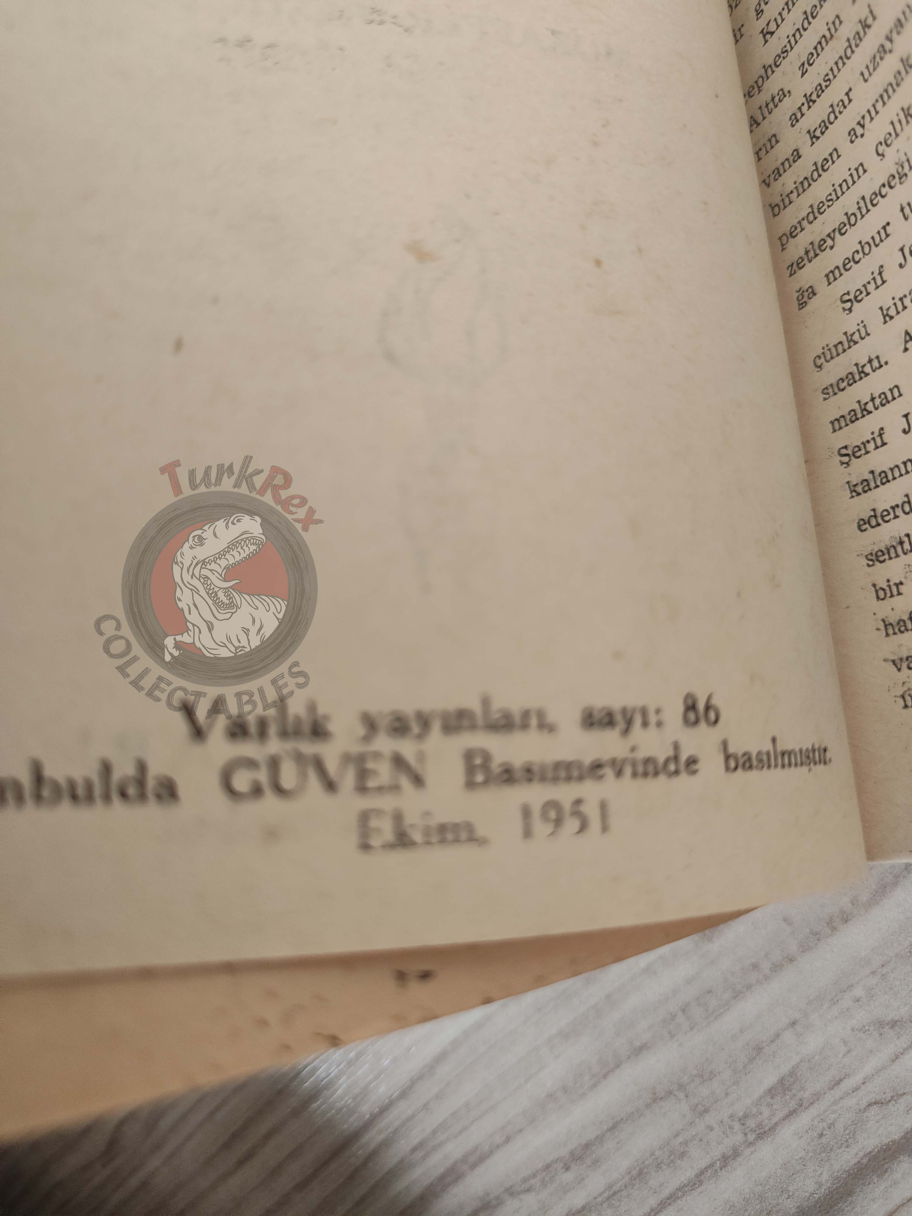 Erskine Caldwell – Trouble in July 1951 1st Turkish Book Turkey