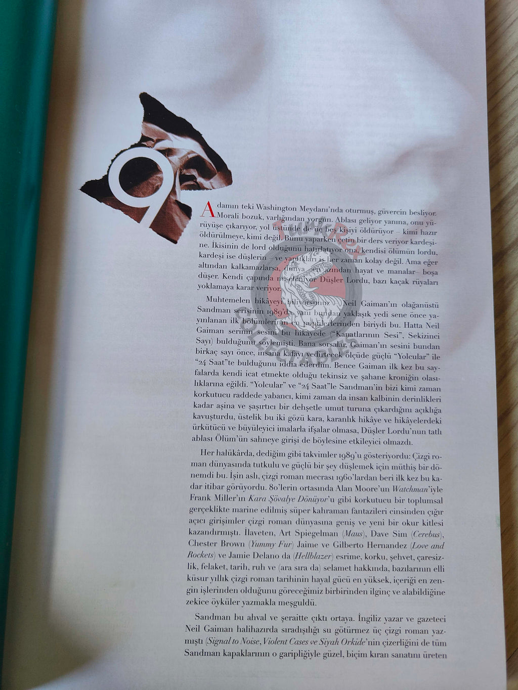 The Sandman Vol #10: The Wake Turkish Comic Turkey