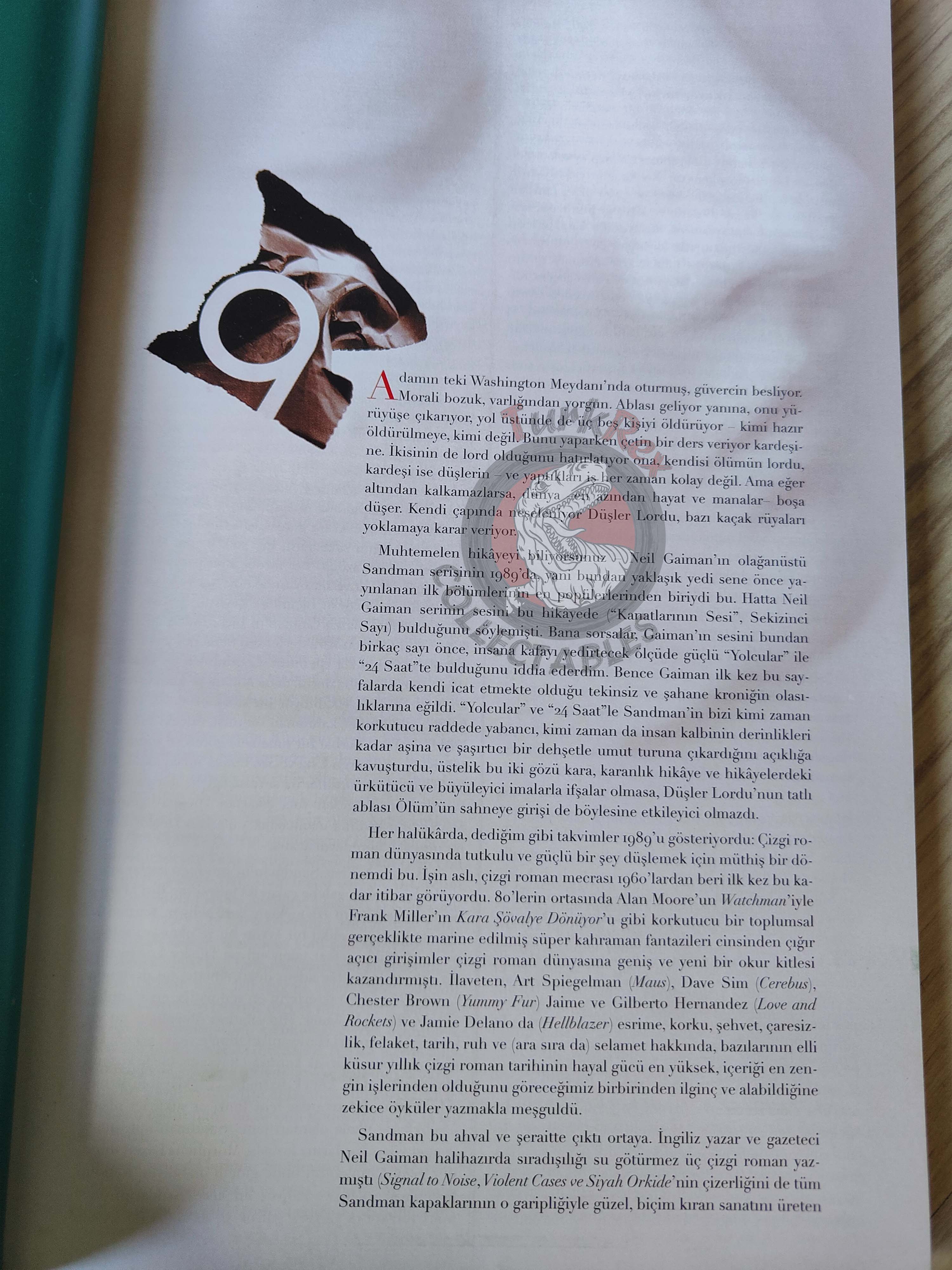 The Sandman Vol #10: The Wake Turkish Comic Turkey