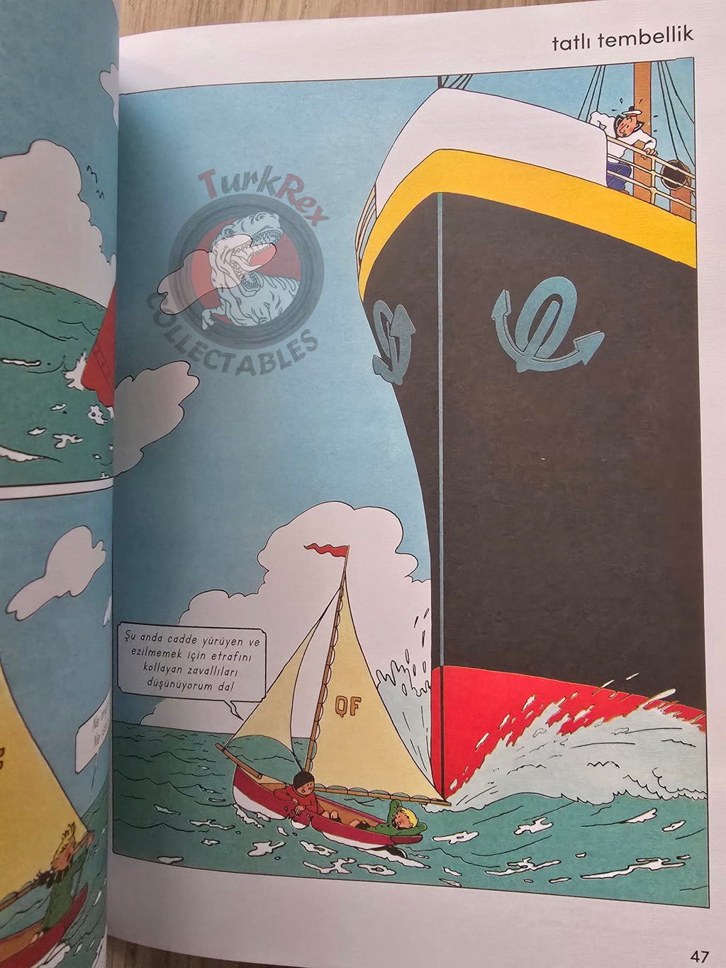 Quick & Flupke #4 Toutes Voiles Dehors Turkish Comic Turkey Hergé