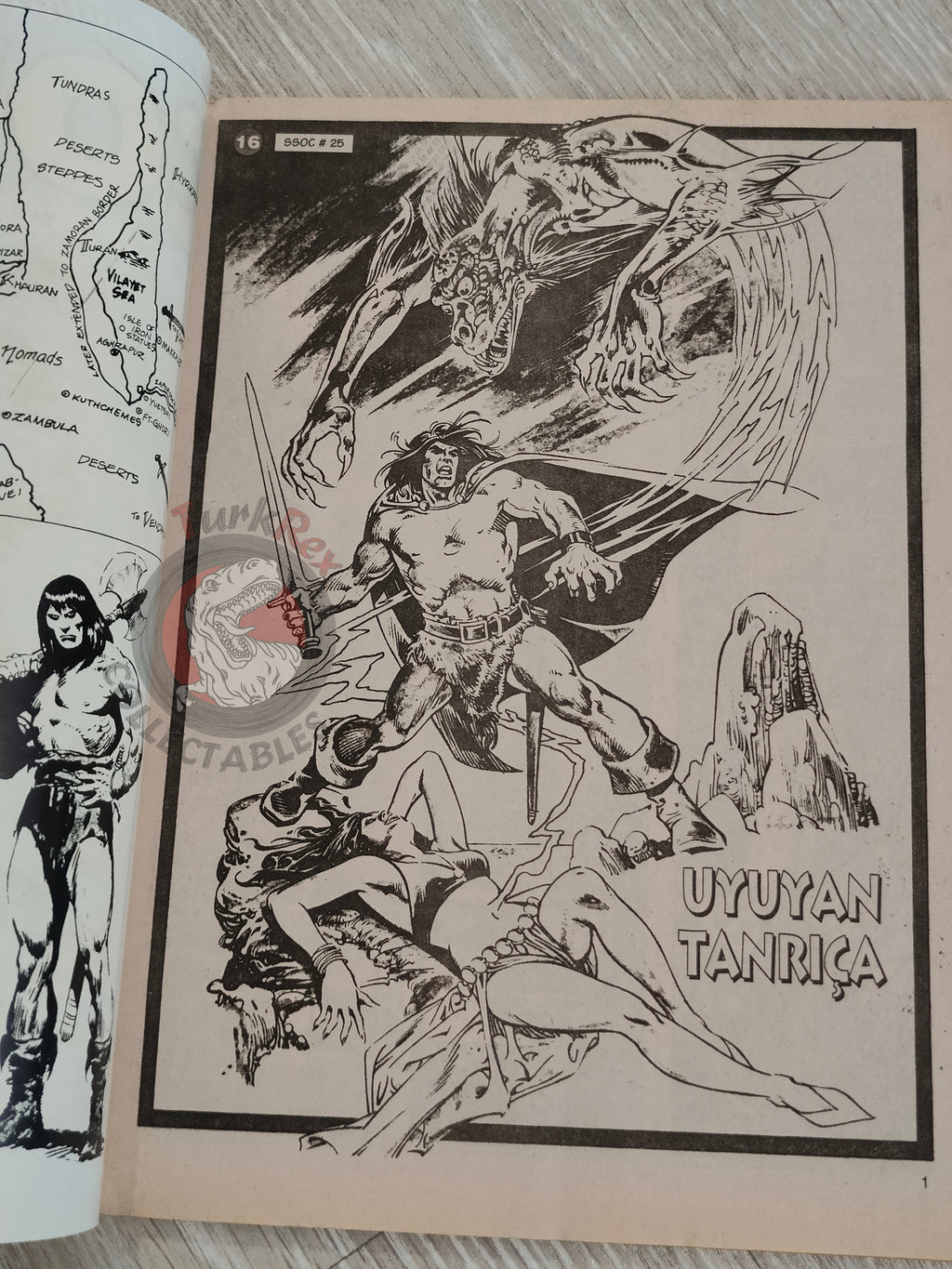 Conan #16 The Savage Sword of Conan #25 #29 Turkish Comic Turkey