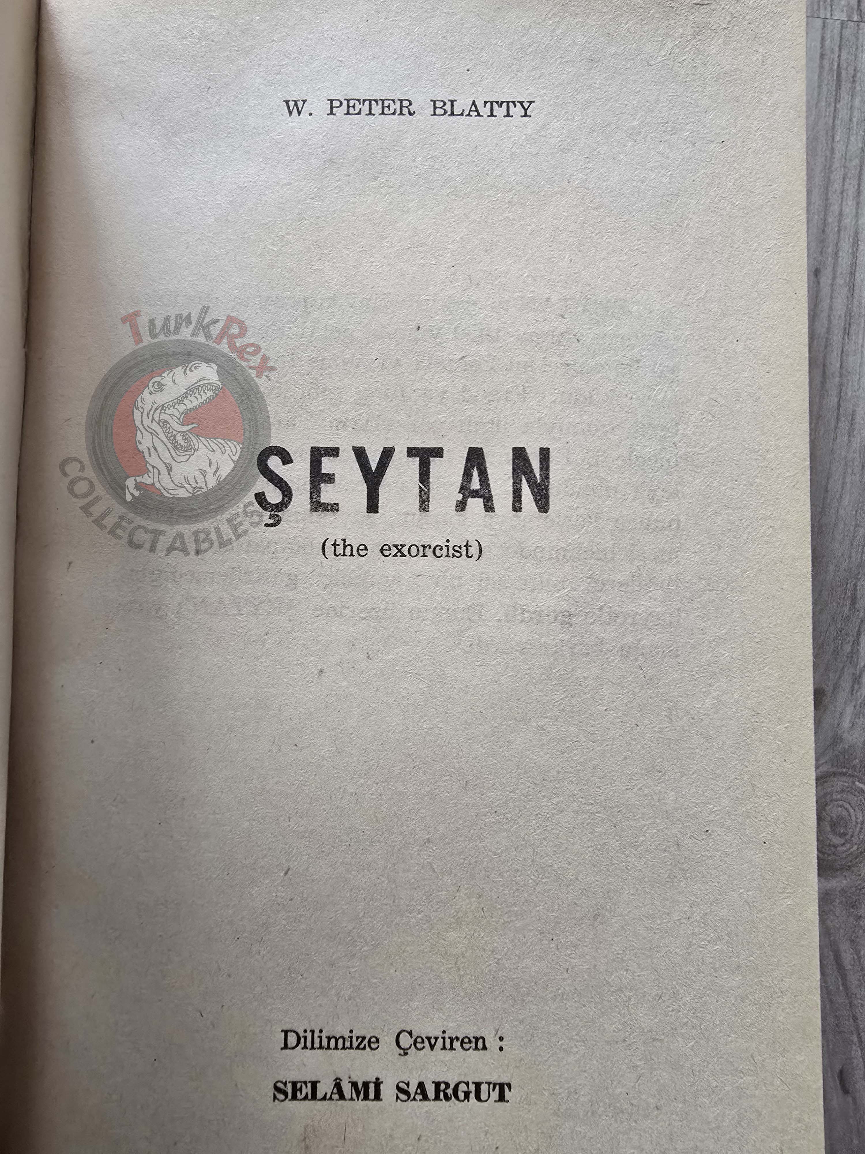 William Peter Blatty – The Exorcist 1972 1st Turkish Book Turkey