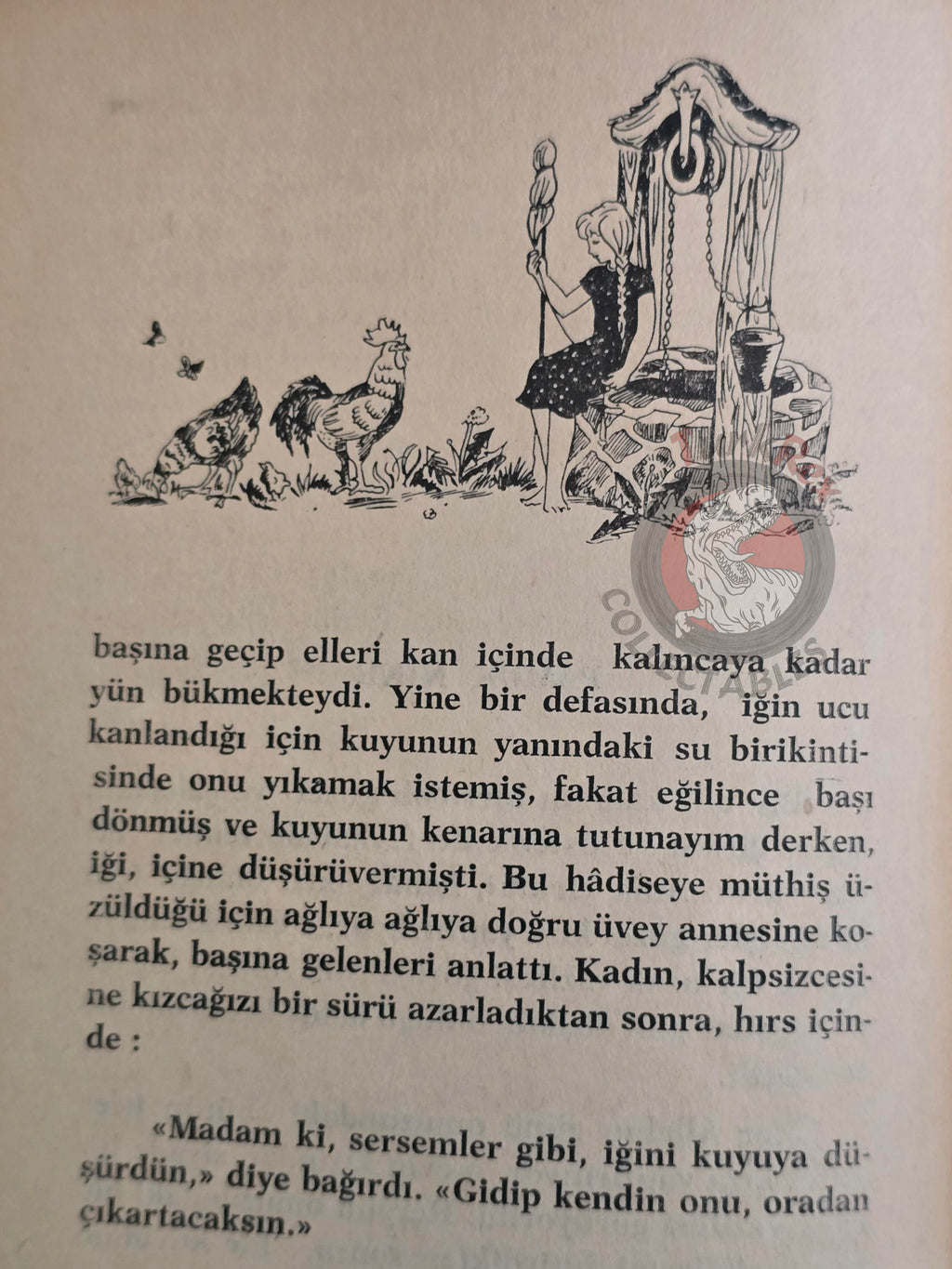 Grimm Brothers – Frau Holle 1960 Turkish Book Turkey Illustrated