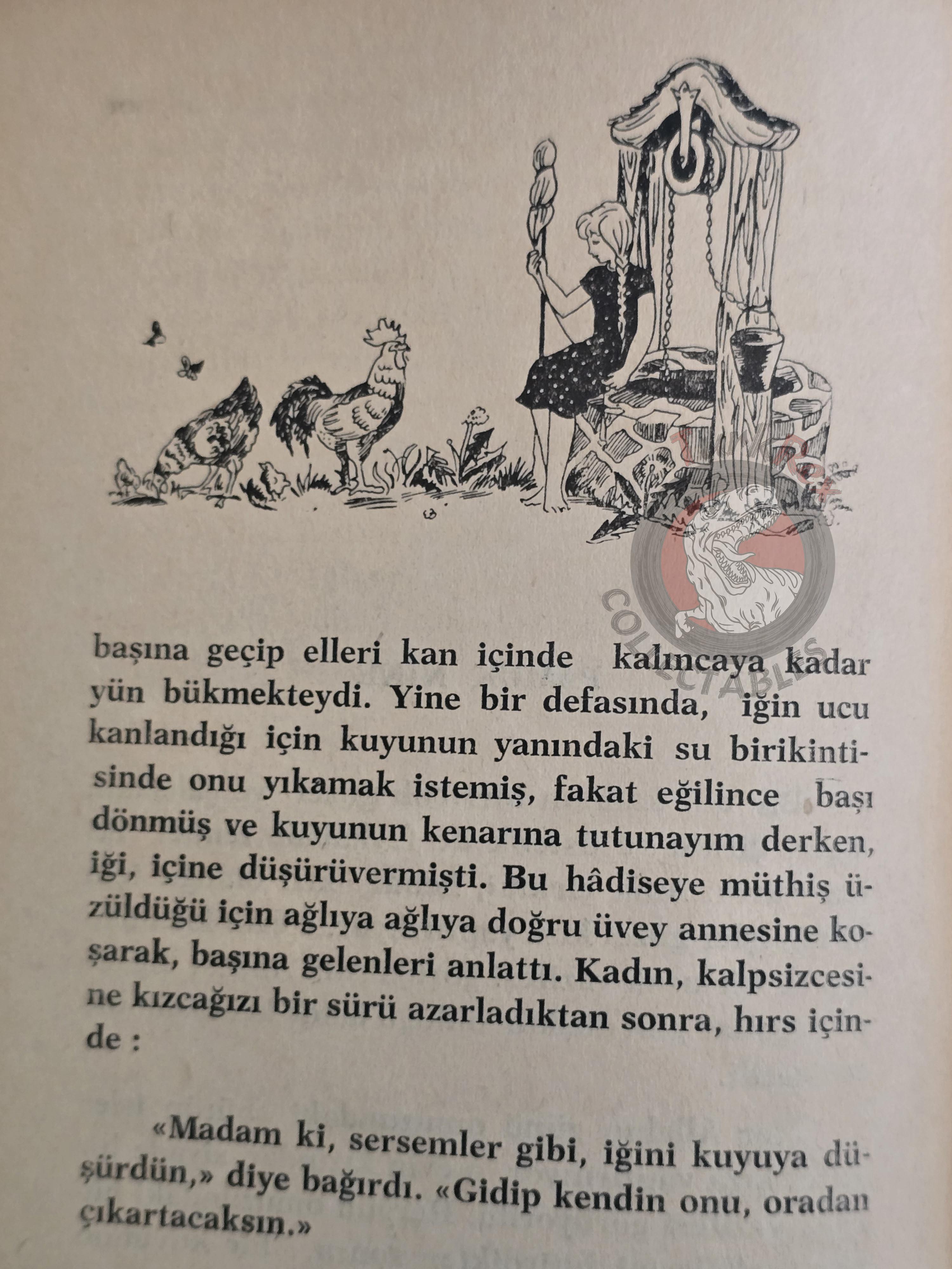 Grimm Brothers – Frau Holle 1960 Turkish Book Turkey Illustrated